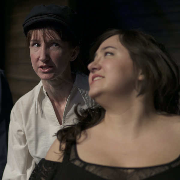 Cast members Laura Kochanowski and Deanna Martinez (L-R) in a scene from the 2020 edition of A Valentine's Affair.