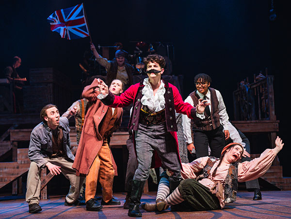 EMU Theatre's Peter and the Starcatcher, featuring Black Stache and ensemble. Photo Credit Randy Mascharka