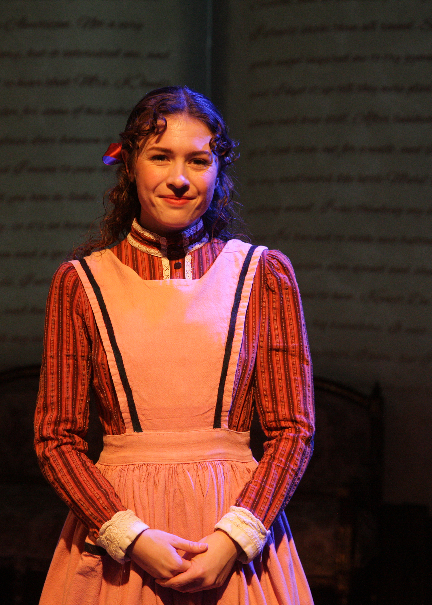 Emily Abeles as Beth March in Chance Theater's production of 
