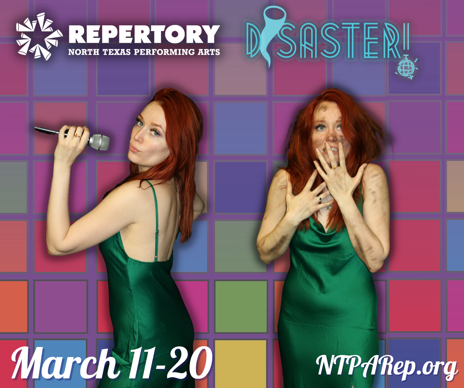 Disaster the Musical with the NTPA Repertory Theatre featuring Roxi Taylor as Jackie