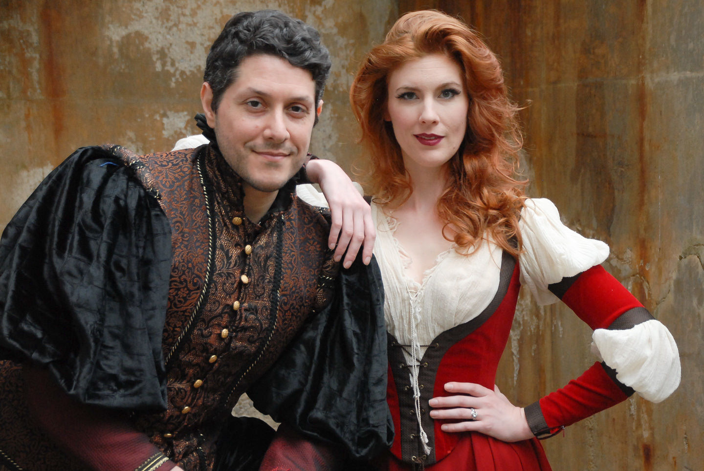 David Sattler (Fred/Petruchio) and Mary McNulty (Lilli/Kate) in 