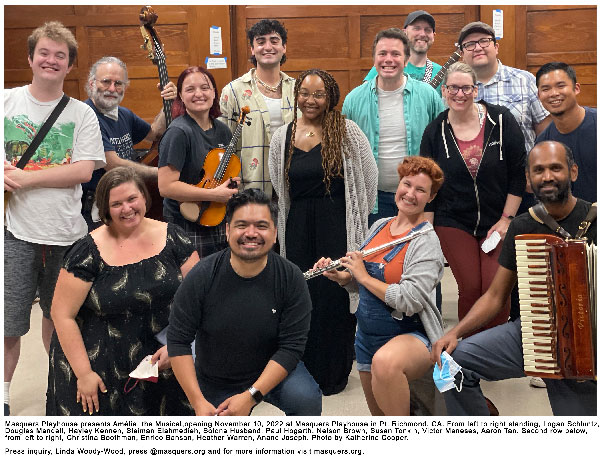 Amélie the Musical, Cast in Rehearsal Amélie the Musical, Cast in Rehearsal