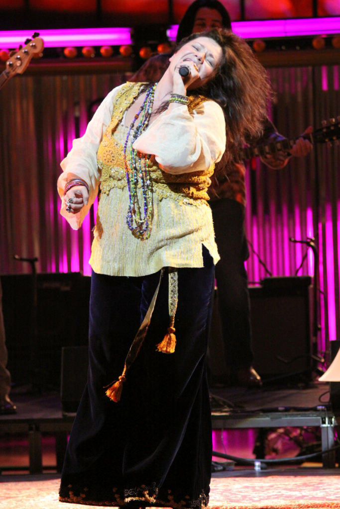 Mary Bridget Davies as Janis Joplin in the Cleveland Play House production of One Night with Janis Joplin written and directed by Randy Johnson, which comes to Arena Stage at the Mead Center for American Theater September 28-November 4, 2012. Photo by Janet Macoska. 3