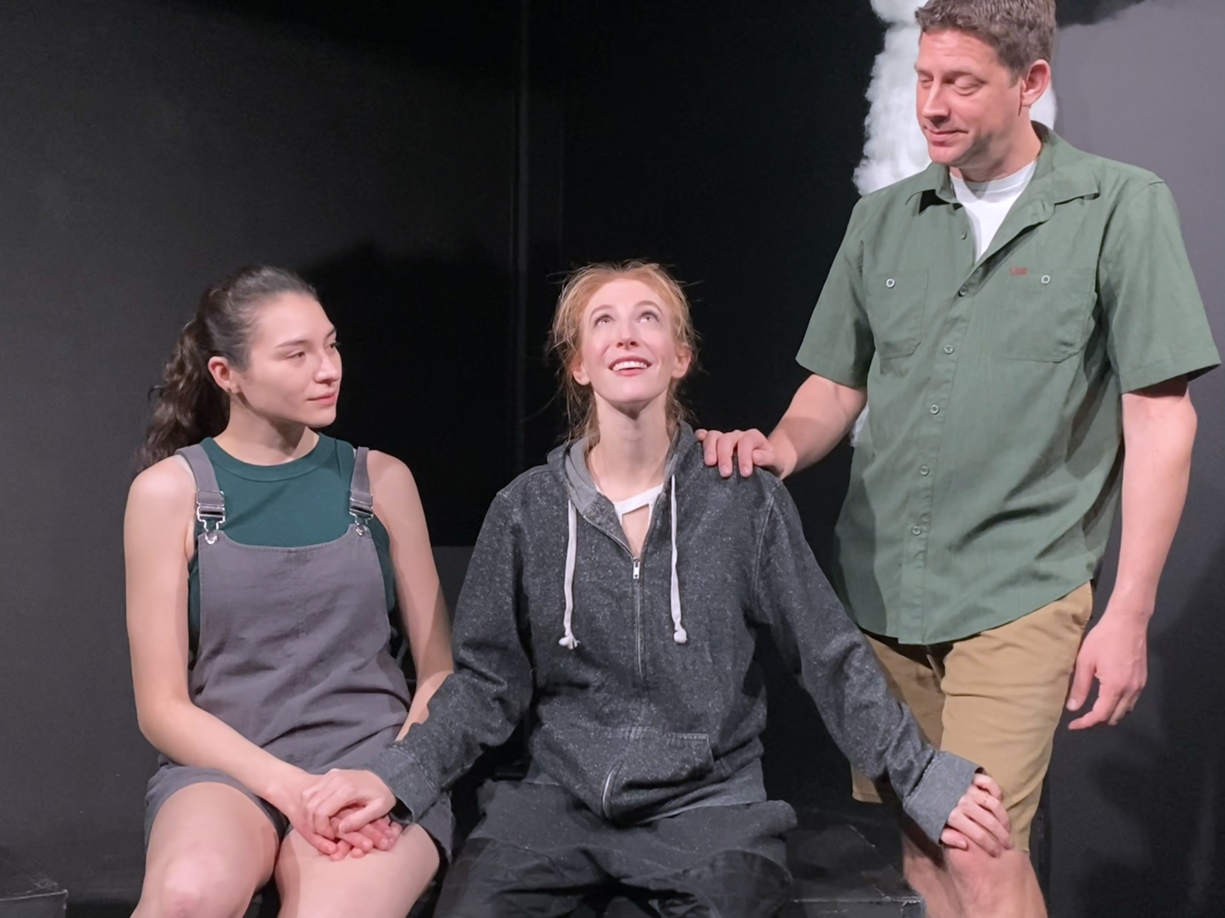 (L-R) Andrea Torres, Adina Opalek and Brian Kondrach as Ella, Devin and Bradley 