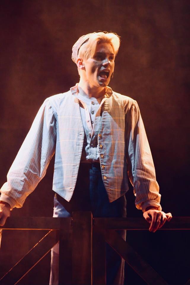 Garrett Curfman stars as Jack Kelley in Theatre Harrisburg's production of "Disney's Newsies."