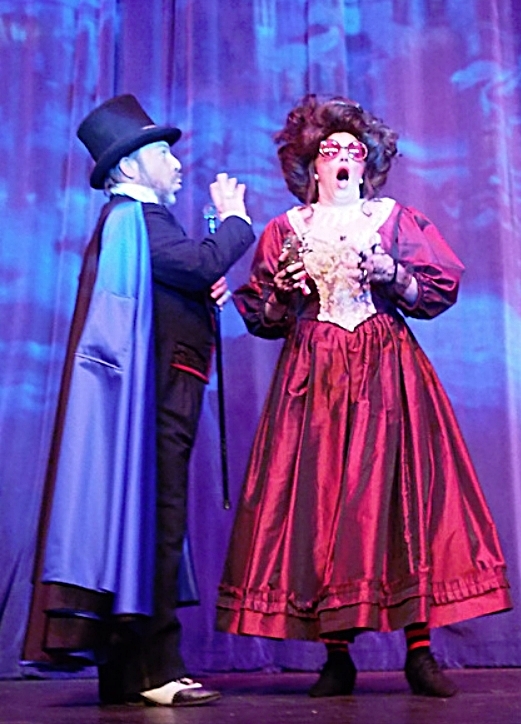 Drosselmayer meets the drowsy Party Guest. Drosselmayer meets the drowsy Party Guest.