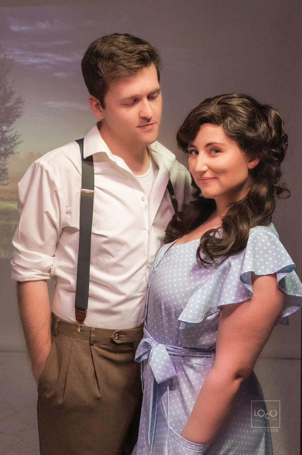Austin Stole as Jimmy Ray Dobbs & Brie Stole as Alice Murphy in Bright Star! Taken by Steve Campbell & Loco/FX Photography. 