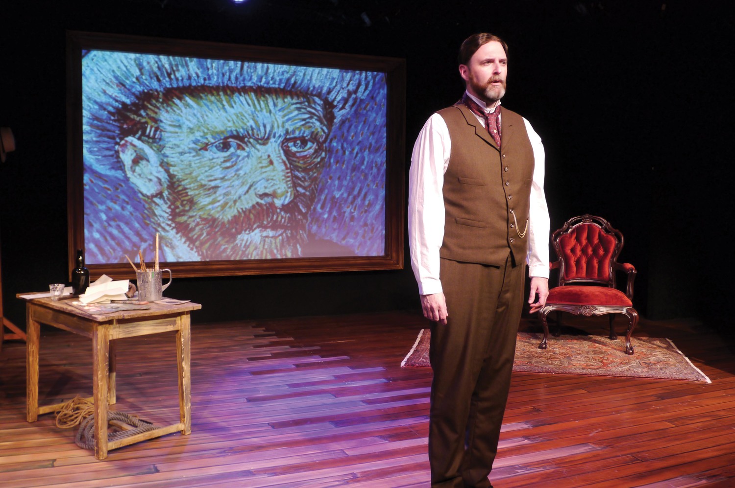 James Briggs as Theo van Gogh in Leonard Nimoy's 