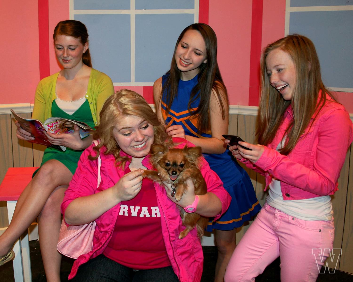 Pink is the new black! West De Pere is set to stage “Legally Blonde: The Musical.” This new contemporary musical comedy follows Elle Woods, a bubbly and blonde sorority president who is dumped by her arrogant Harvard-bound boyfriend, because he’s looking for a “Jackie,” not a “Marilyn.” Determined to win him back and follow him to Harvard, Elle applies to the prestigious law school. To the surprise of her peers, Elle is accepted into the program and ventures out into the cutthroat world that is Harvard Law, but to her own surprise, she discovers that she can accomplish more on her own than with a man by her side.
“Legally Blonde: The Musical” adds a modern twist on the classic lesson, “never judge a book by its cover,” and demonstrates one girl’s perseverance in the face of adversity. This show features upbeat, exciting musical numbers such as, “So Much Better,” “What You Want,” “Chip on My Shoulder,” and “Positive.” Nominated for seven Tony awards and ten Drama desk awards, “Legally Blonde: The Musical” is a must-see!
West De Pere High School
665 Grant St., De Pere
February 21, 22, 23
7:30 (doors open at 7:00)
Tickets are available in the High School office (7:30am - 3:30pm) or at the door
$7 regular admission, $5 Facebook fans and Twitter followers of “WDPHS Theatre