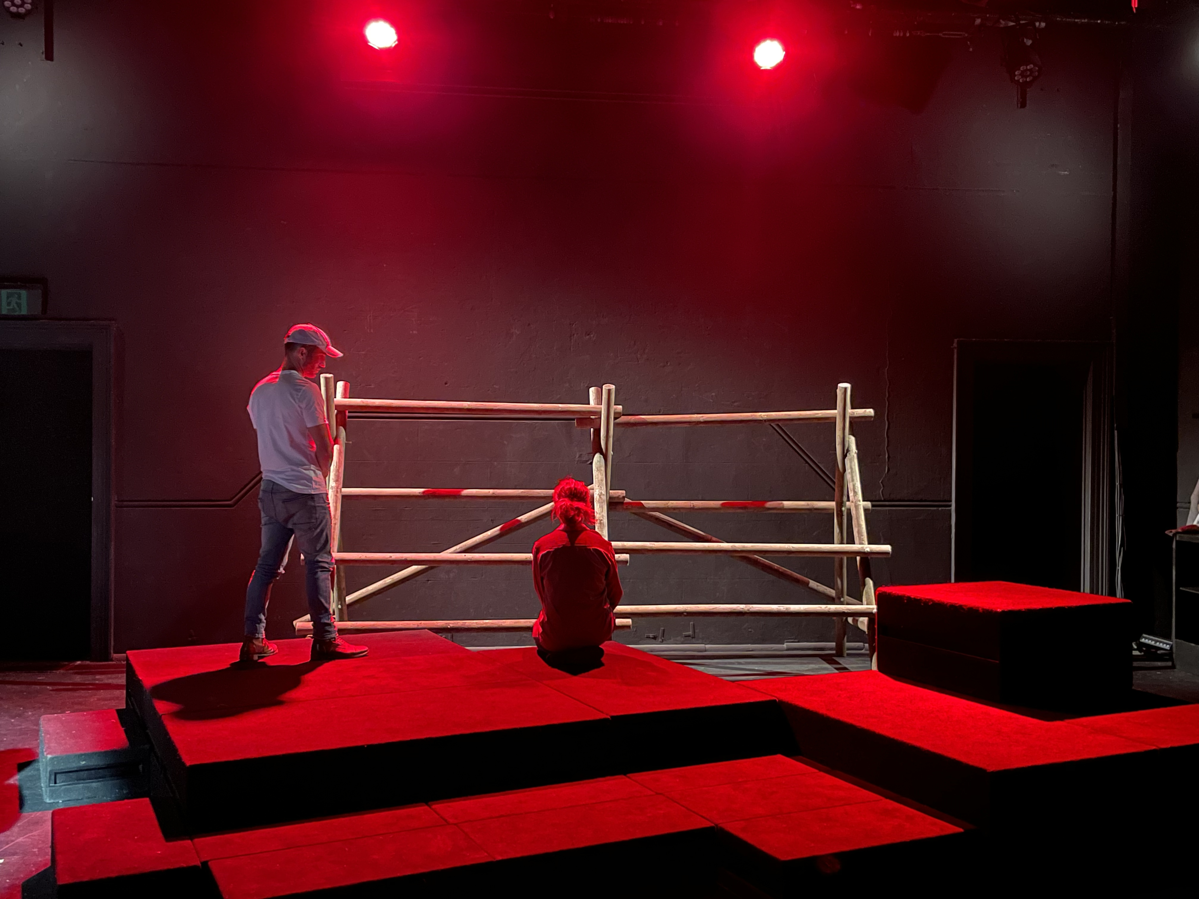 Poignant, haunting and beautiful theatrical moments.