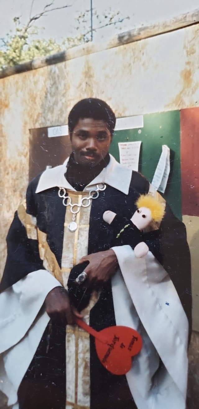 His Eminence: Darryl Maximilian Robinson as Tomas de Torquemada, Grand Inquisitor of Spain, in Murder, They Quoth, a musical comedy mystery Grand Scenario of the 1986 King Richards Faire of Wisconsin.