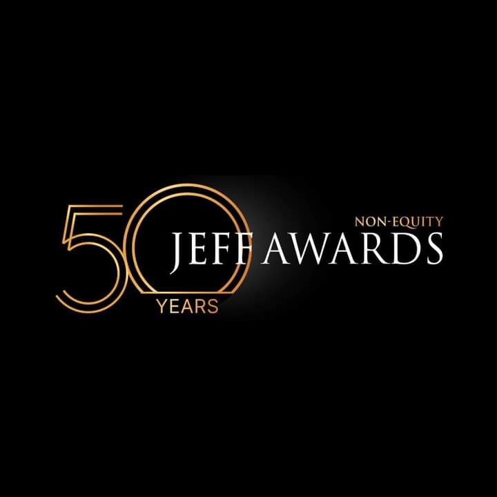 Logo for The 50th Annual Chicago Non-Equity Jeff Awards.
