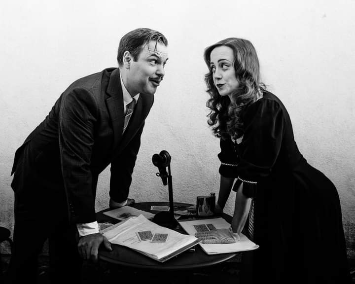 A Battle of Wits: Rizzy Fuentes as Walter Burns and Tanya Laine as Hildy Johnson star in The Culver City Public Theatre revival of the comedy classic The Front Page.