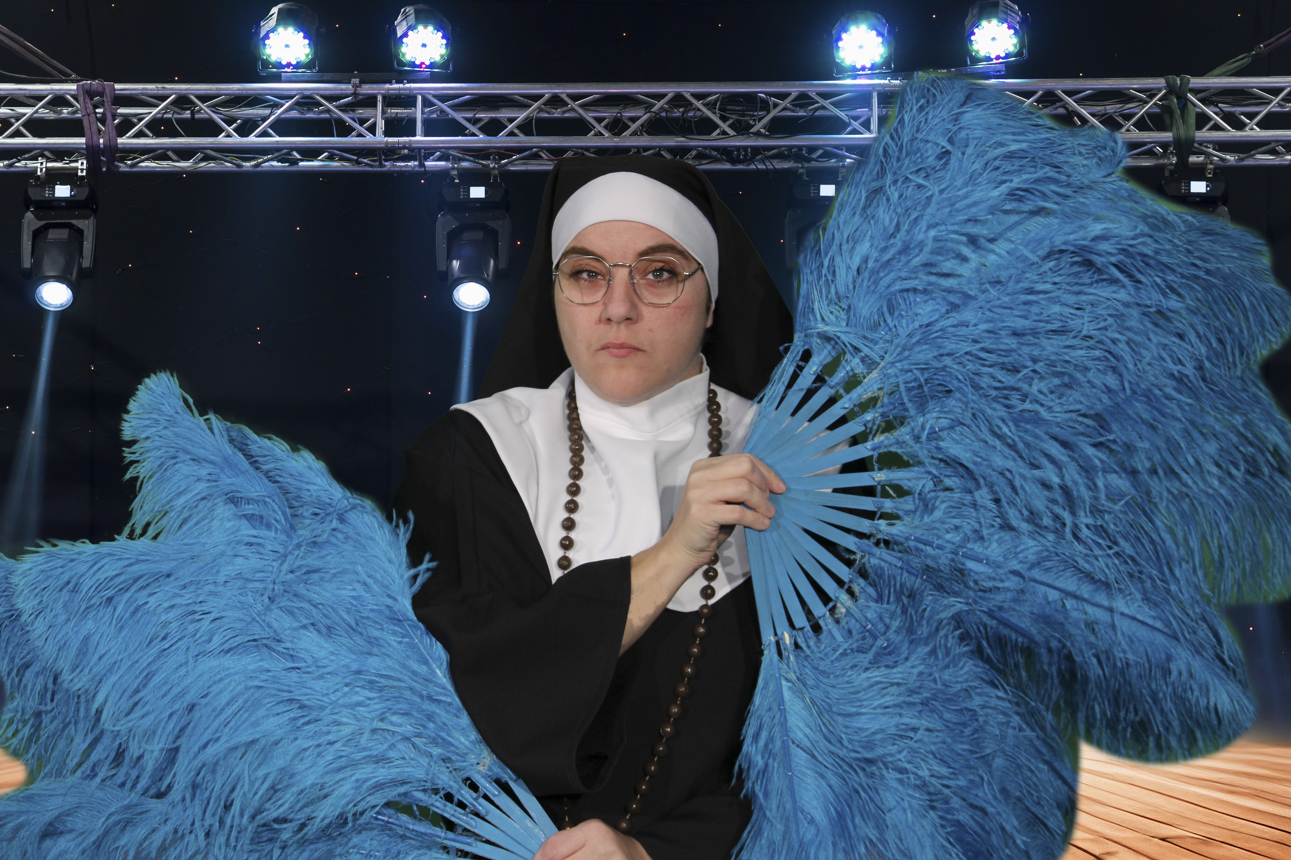 Margo Mullin as Mother Superior Sister Mary Regina.
