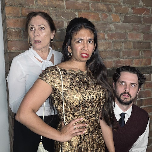 Bronwyn Nayler, Janaki Gerard and Griffin Walsh in Stephen Vagg''s ''The First Night (of The One Day of the Year)'' 