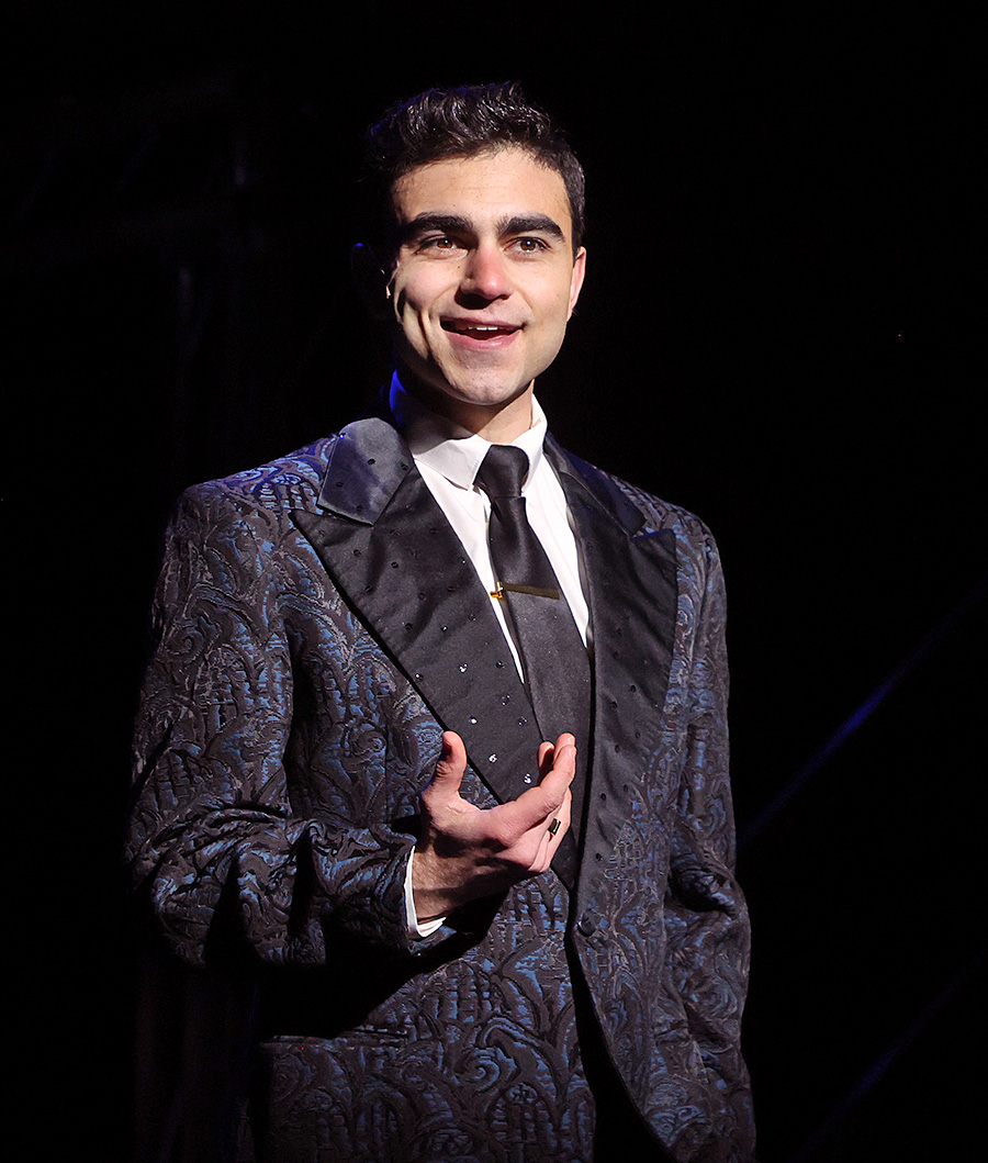 Gian Raffaele DiCostanzo plays legendary singer Frankie Valli in Beef & Boards Dinner Theatre''s production of Jersey Boys, now on stage through April 13. 