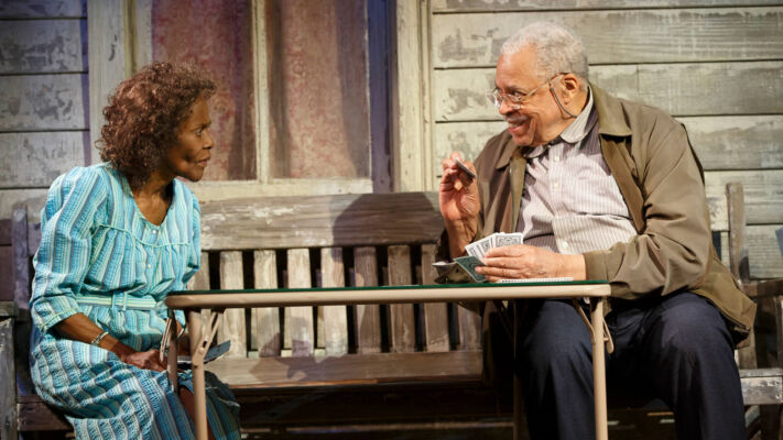 Beloved Acting Icons Playing Cards: The late, great Tony Winner Cicely Tyson and the late, great Tony Winner James Earl Jones starred in a 2015 Broadway revival of The Gin Game.