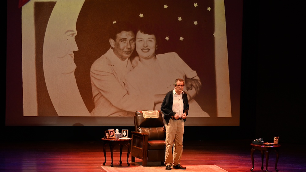 Frank Blocker in GOOD JEW at the Museum of Jewish Heritage premiere.
