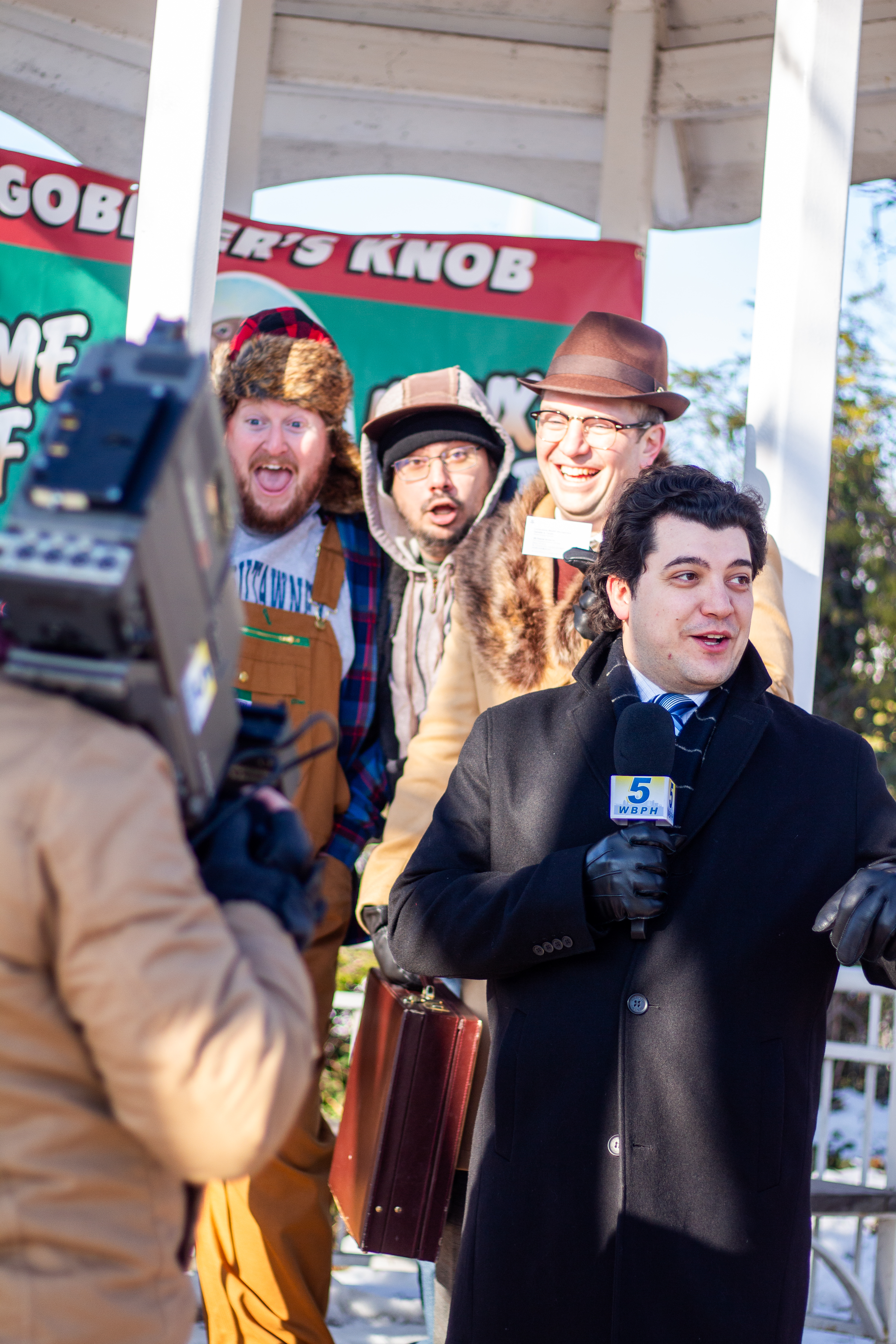 Is that weatherman Phil Connors? Yes, it is! Groundhog Day the Musical runs March 28-April 6.