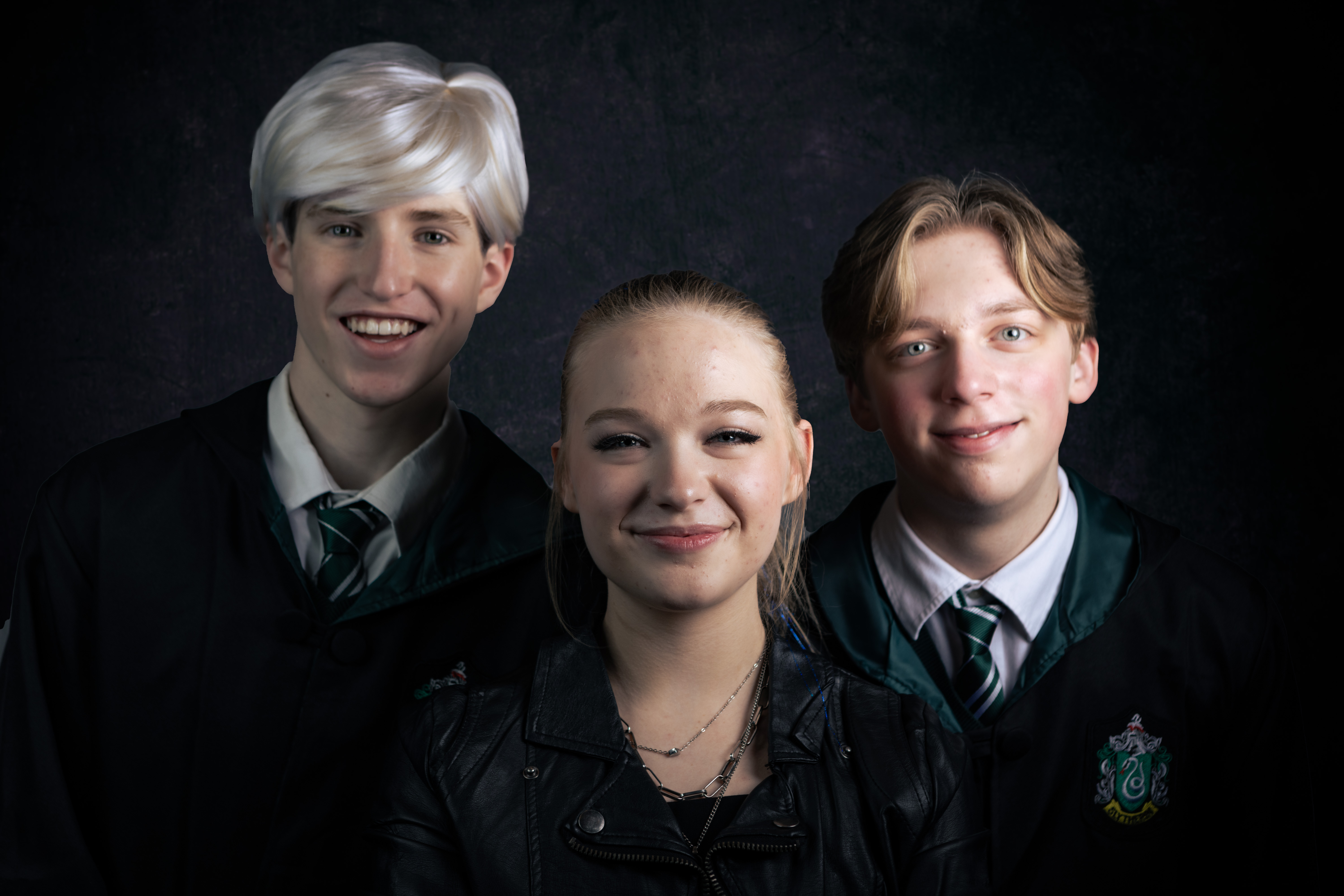 (From left to right) Zach Stevens, Audrey Haugen, and Garytt Brown.