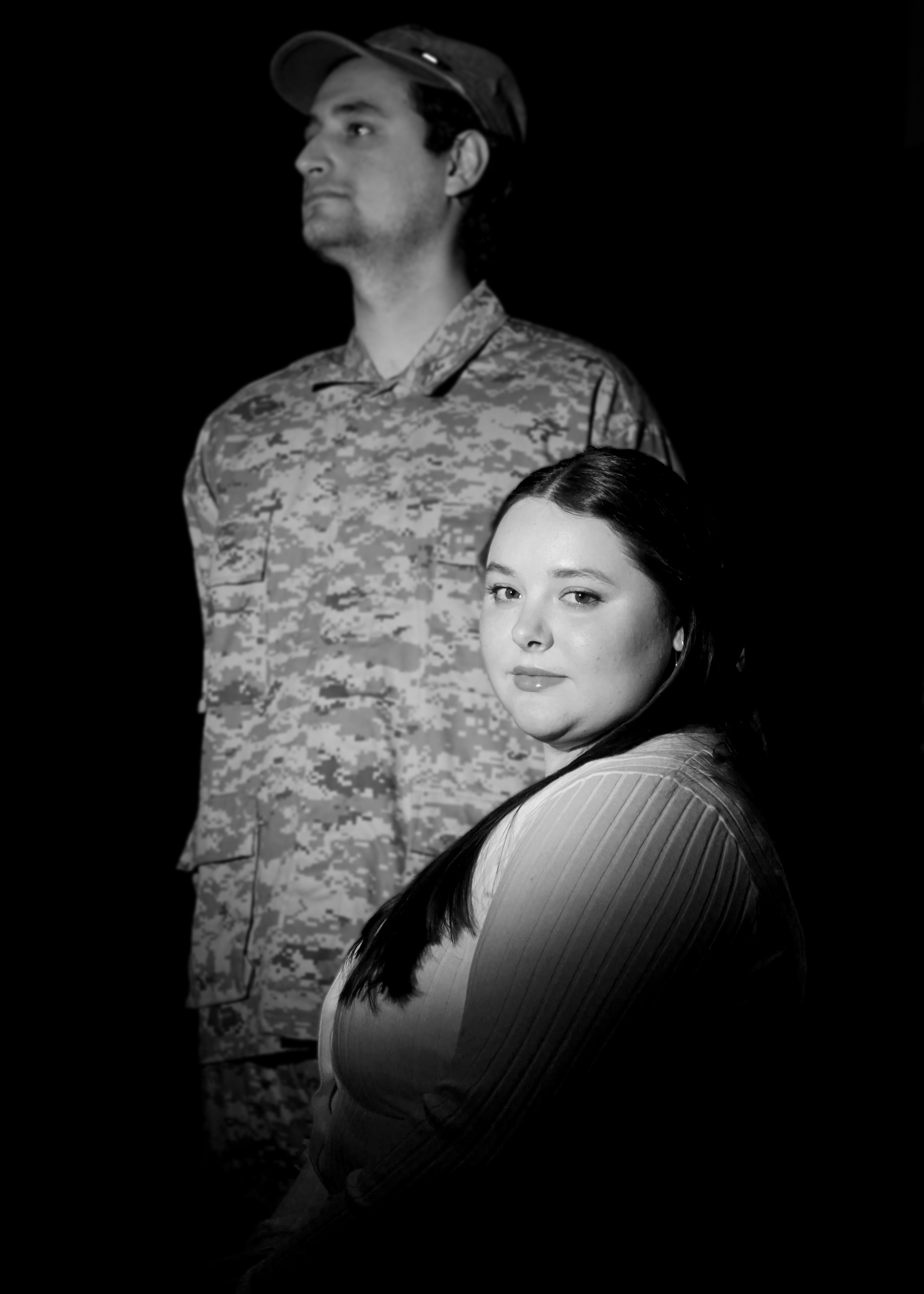 Harrison Mark as Laertes and Katie-Beth Anspach as Ophelia