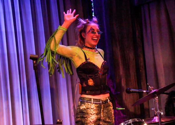 The Cast of ?Hedwig and the Angry Inch? at Chance Theater. Playing January 26 ? February 25, 2024 at the Bette Aitken Theater Arts Center on the Cripe Stage. The musical has text by John Cameron Mitch