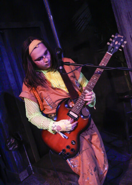 The Cast of ?Hedwig and the Angry Inch? at Chance Theater. Playing January 26 ? February 25, 2024 at the Bette Aitken Theater Arts Center on the Cripe Stage. The musical has text by John Cameron Mitch