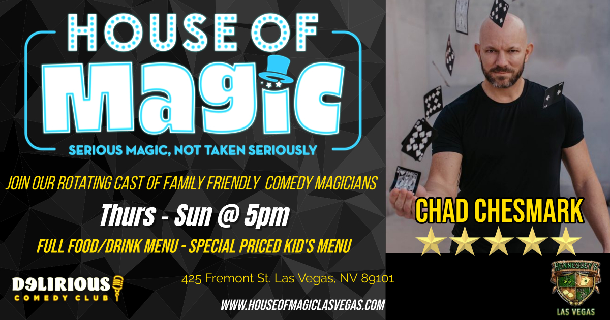 Chad Chesmark brings his comedy & magic skills to House Of Magic Las Vegas