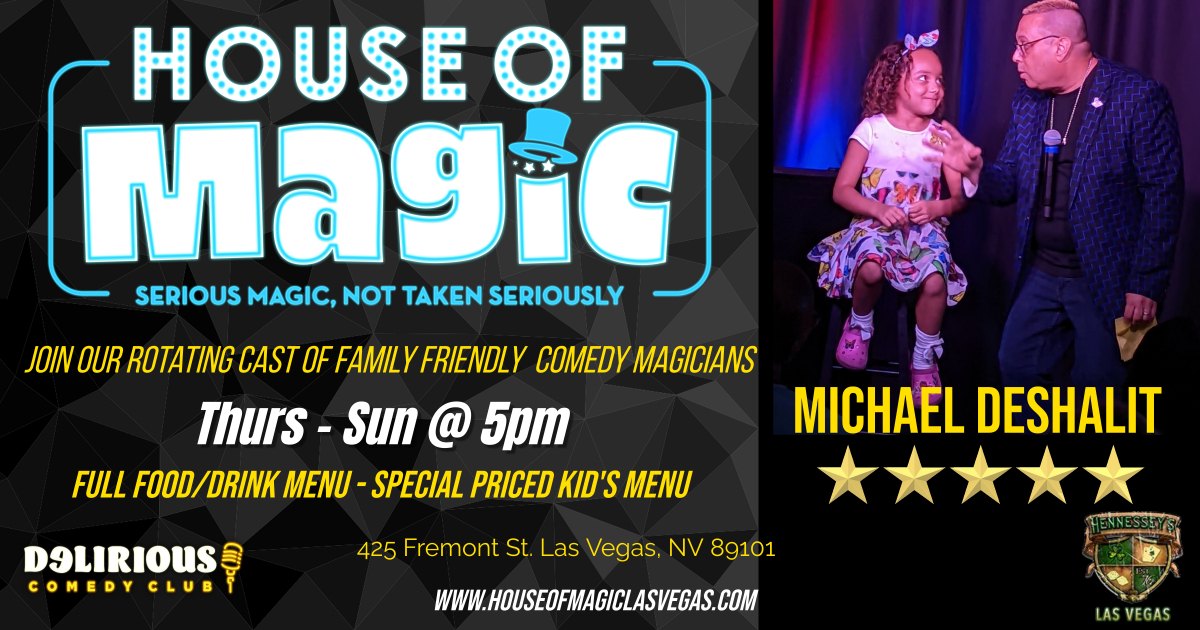 Michael DeSchalit brings his comedy & magic skills to House Of Magic Las Vegas