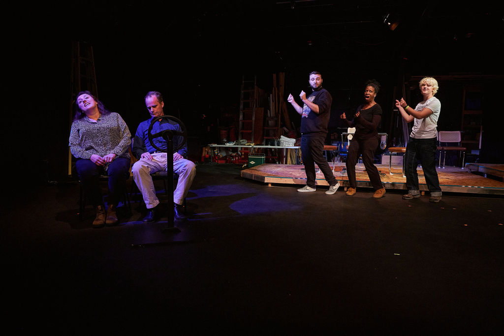 From Left: Mary Beth Lindsey, Scott Harrison, Garrick Sigl, Danielle L. Reddick, Alex Kutsko From Left: Mary Beth Lindsey, Scott Harrison, Garrick Sigl, Danielle L. Reddick, Alex Kutsko