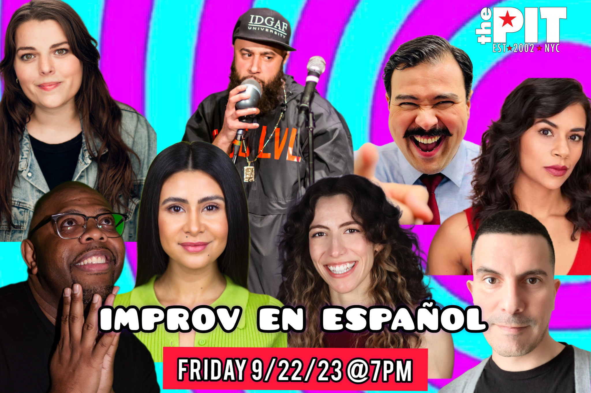 The People?s Improv Theater is celebrating this National Latinx Heritage Month with the cast of Improv En Espa ol at their next show on Friday, September 22, 2023. David Rey Martinez, Carmen Mendo