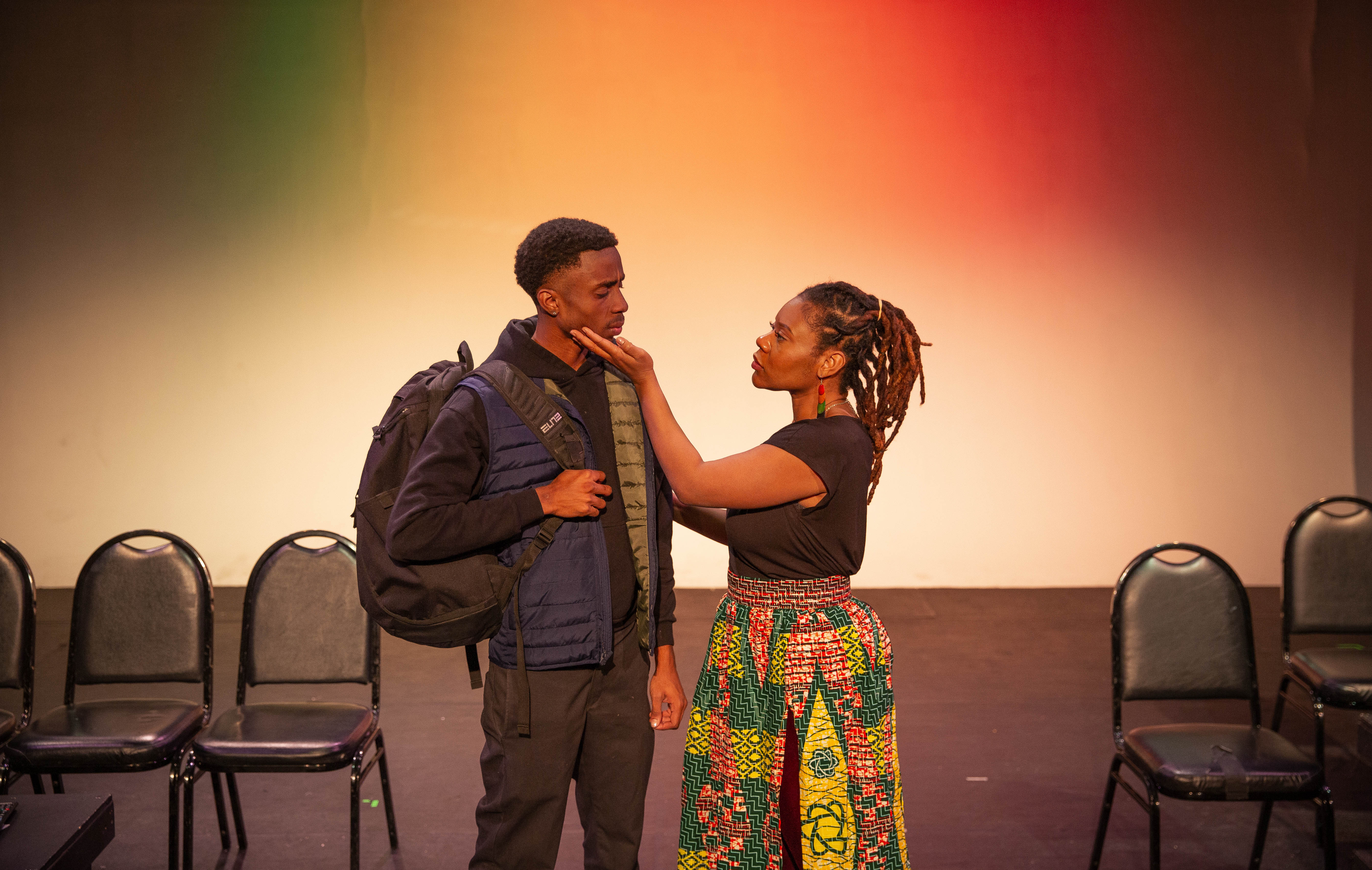 Toya M. Nelson and Chuka Udeh as Young Nina & Teenage Troy Photo Credit: Amanda Sulker-Hall