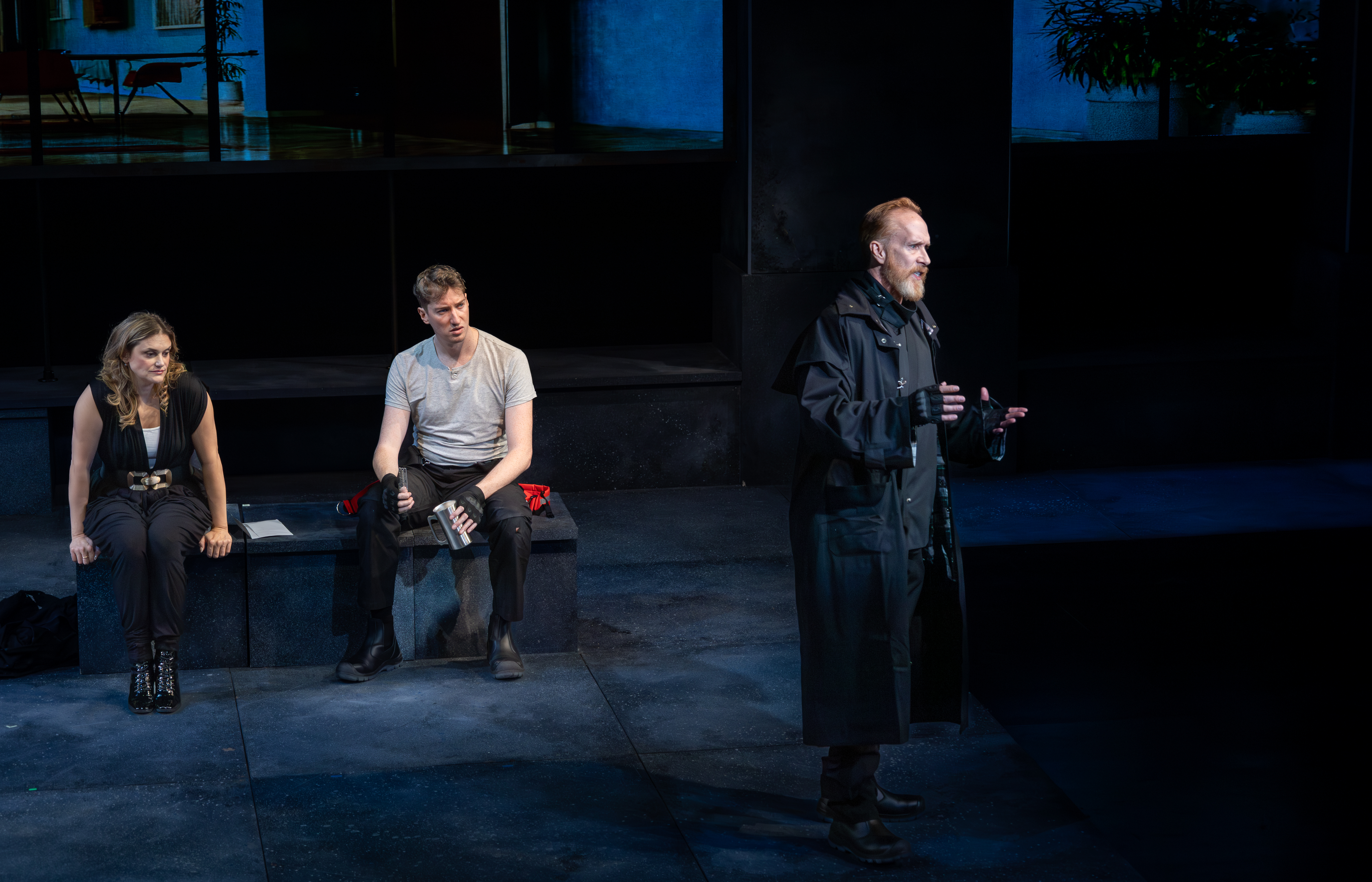 These photos capture the intensity, atmosphere, and energy radiating from Bay Street Theater?s production of Ray Bradbury?s Fahrenheit 451. From striking visuals to powerful performances, the exciteme These photos capture the intensity, atmosphere, and energy radiating from Bay Street Theater?s production of Ray Bradbury?s Fahrenheit 451. From striking visuals to powerful performances, the exciteme