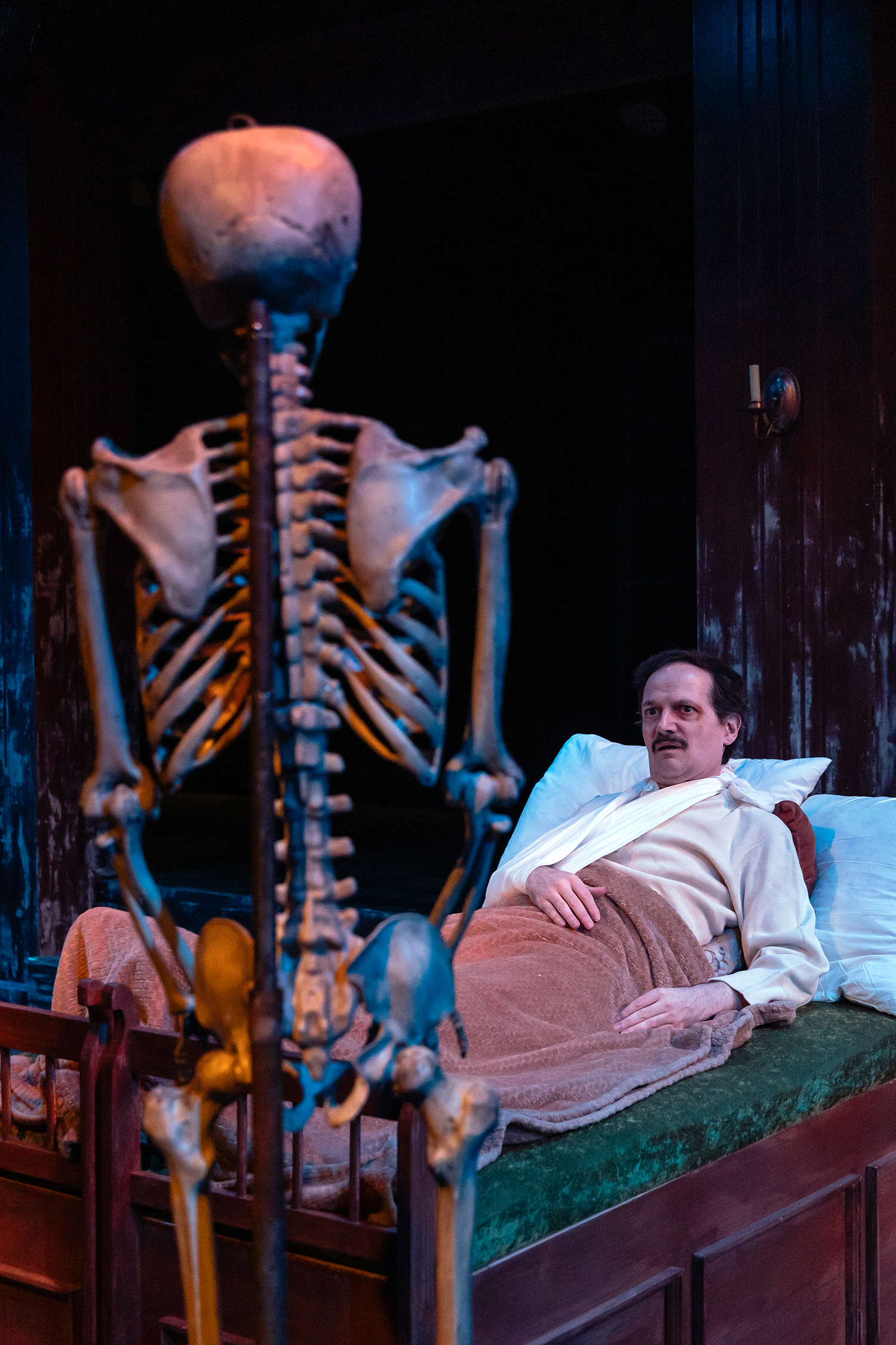 John Lamb* in ARCHDUKE by Rajiv Joseph at Capital Stage Oct. 11-Nov. 12, 2023. Photo by Charr Crail. (*AEA)