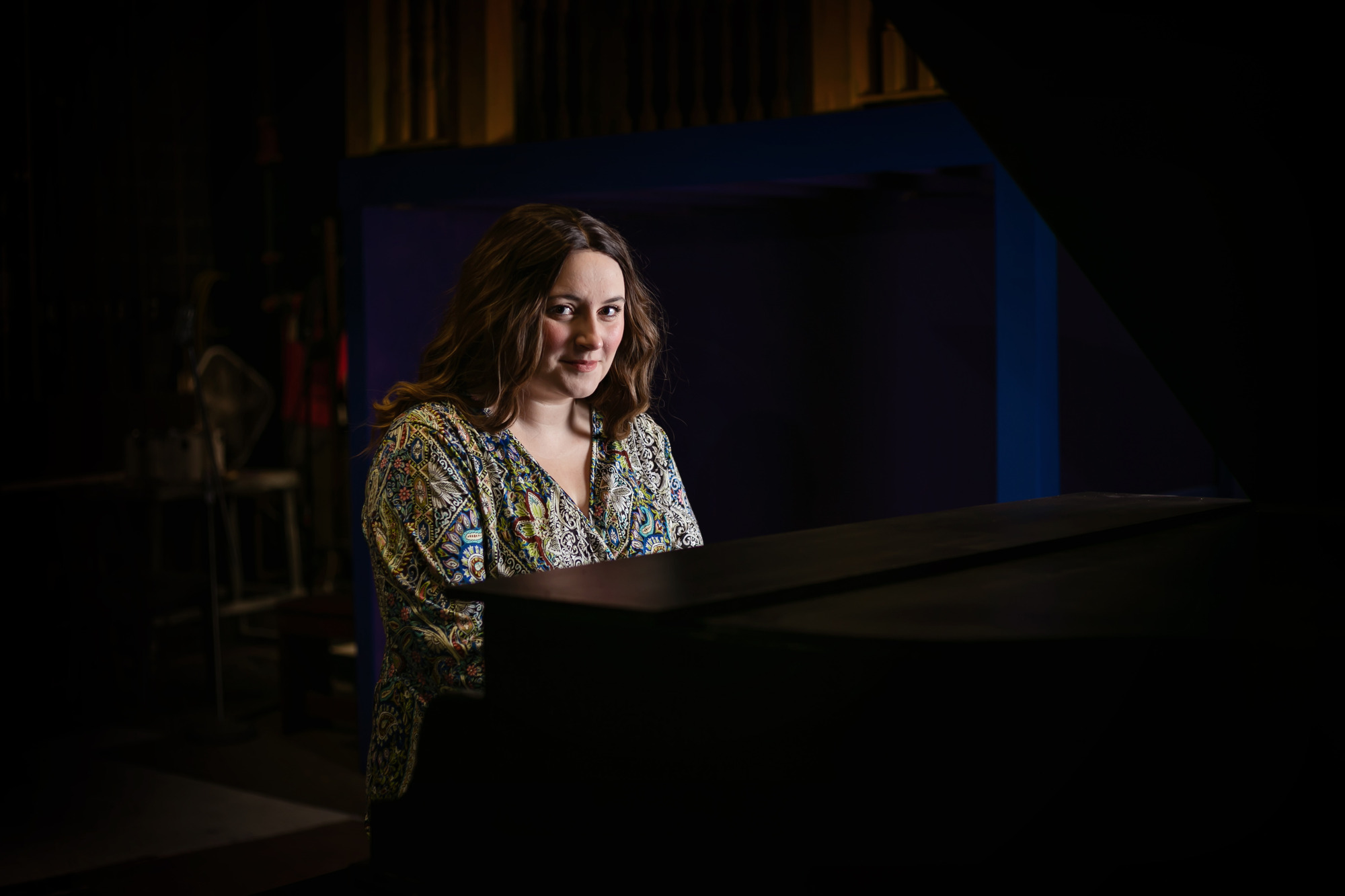 Beautiful: The Carole King Musical at The Players Guild of Dearborn Leah Frazier as Carole King Photo Credit: Jenn Deckert