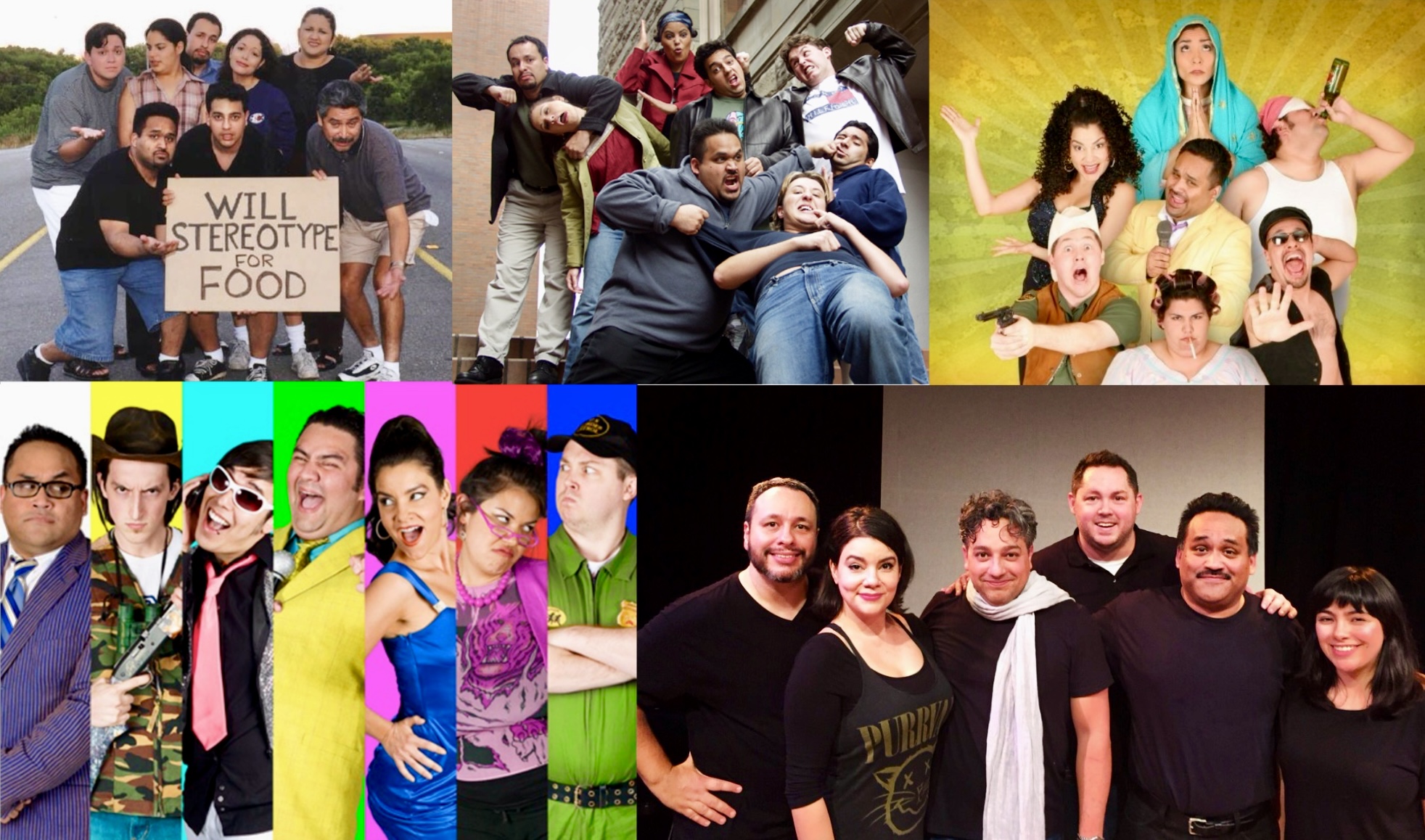 The LCP cast through the years. (Top Row From Left) 1998, 2002, 2005, (Bottom Row From Left) 2009, 2017.