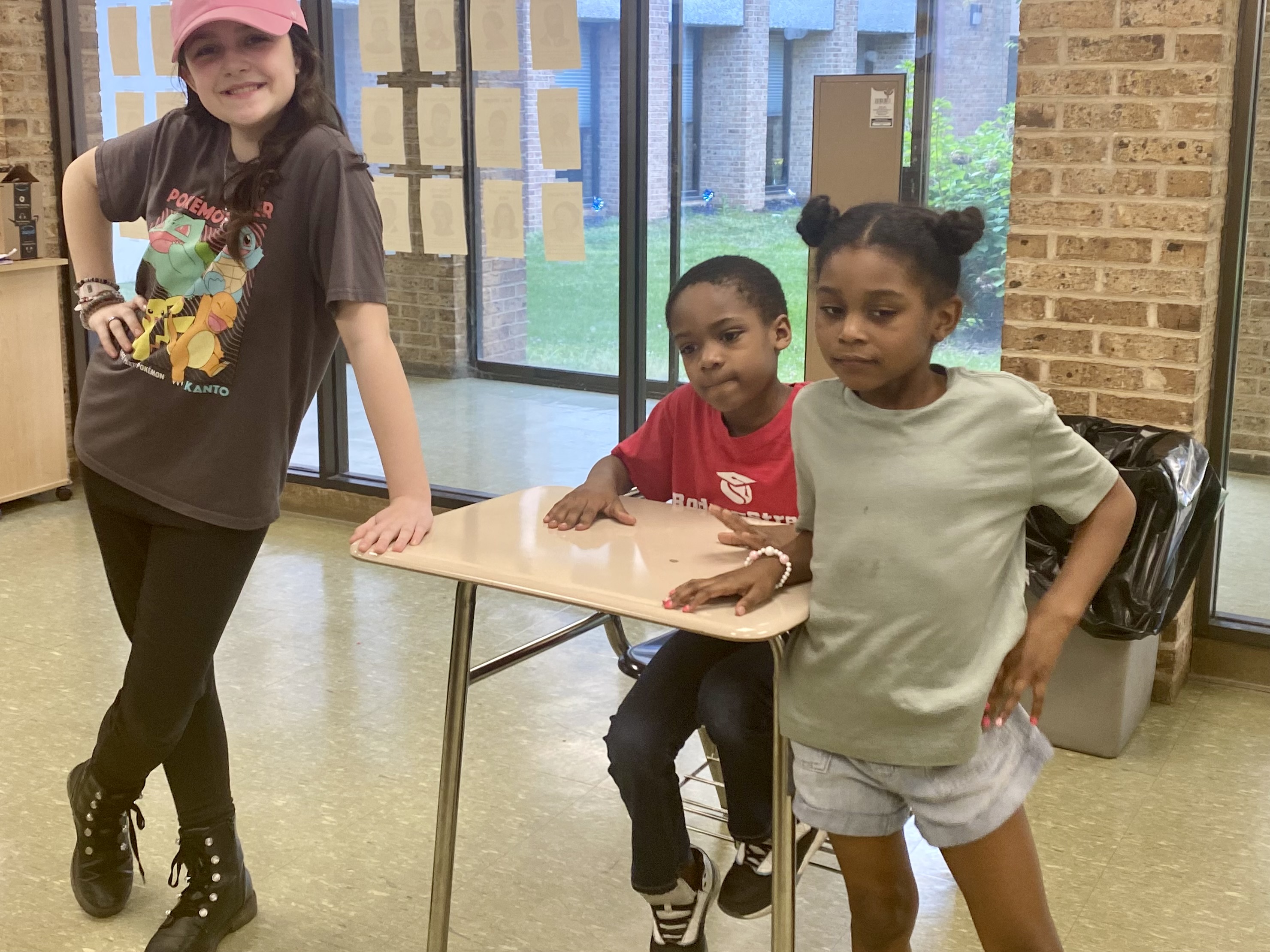 Miss Hannigan, Rooster, & Lily hard at work!