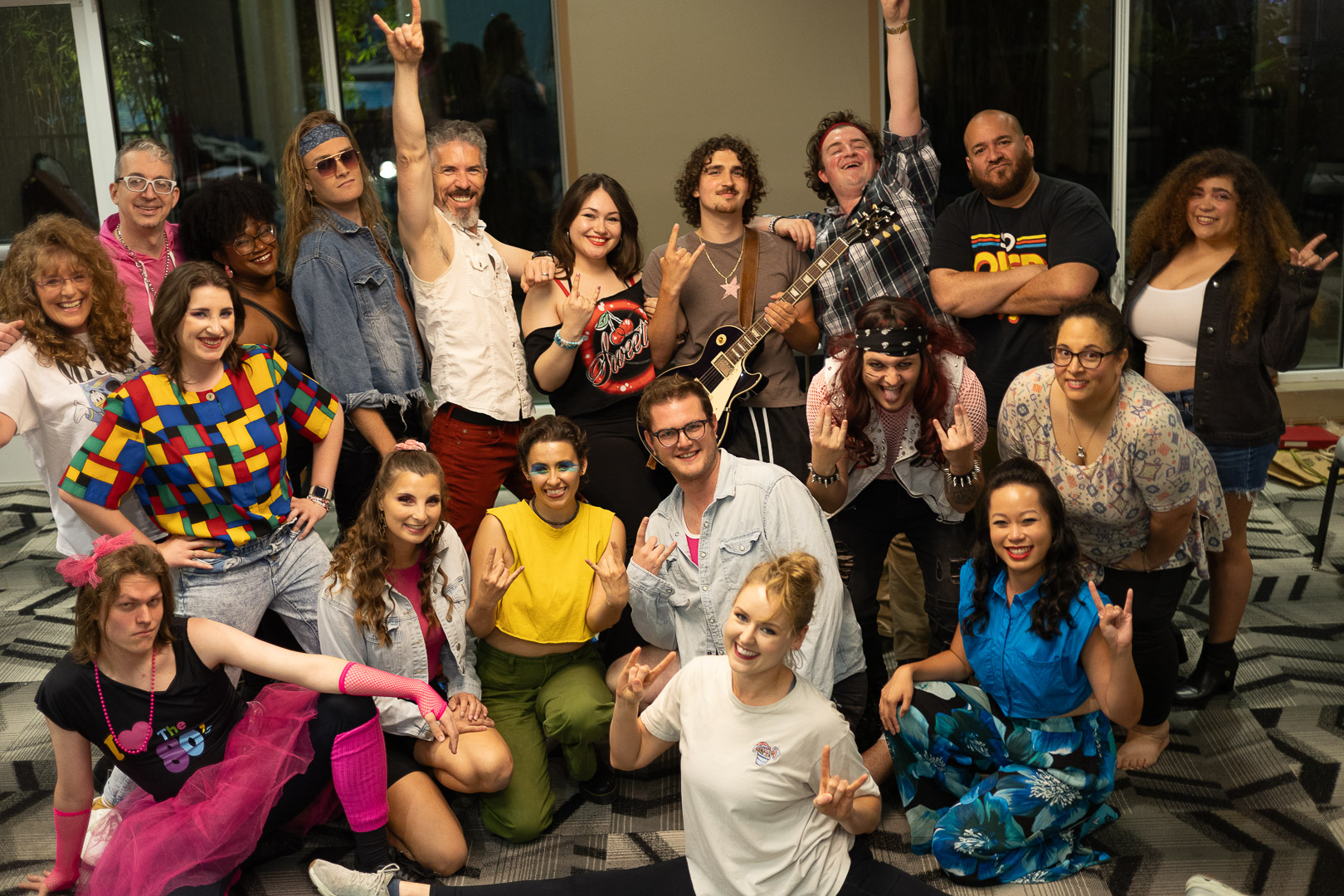 The Cast of Horizon West Theater Company''s Rock of Ages