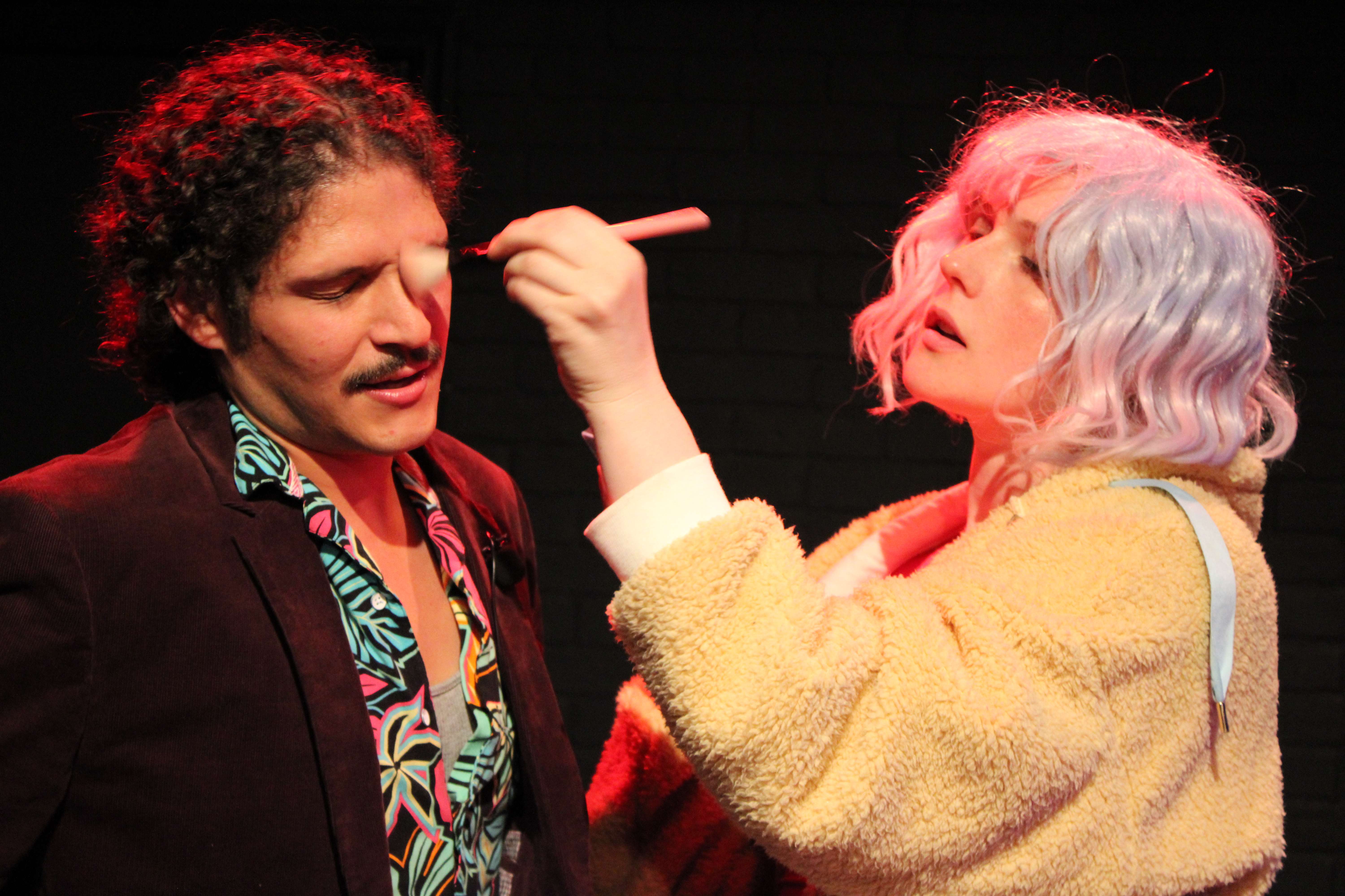 Are you done painting on my face? (photo: Ashley Karp)