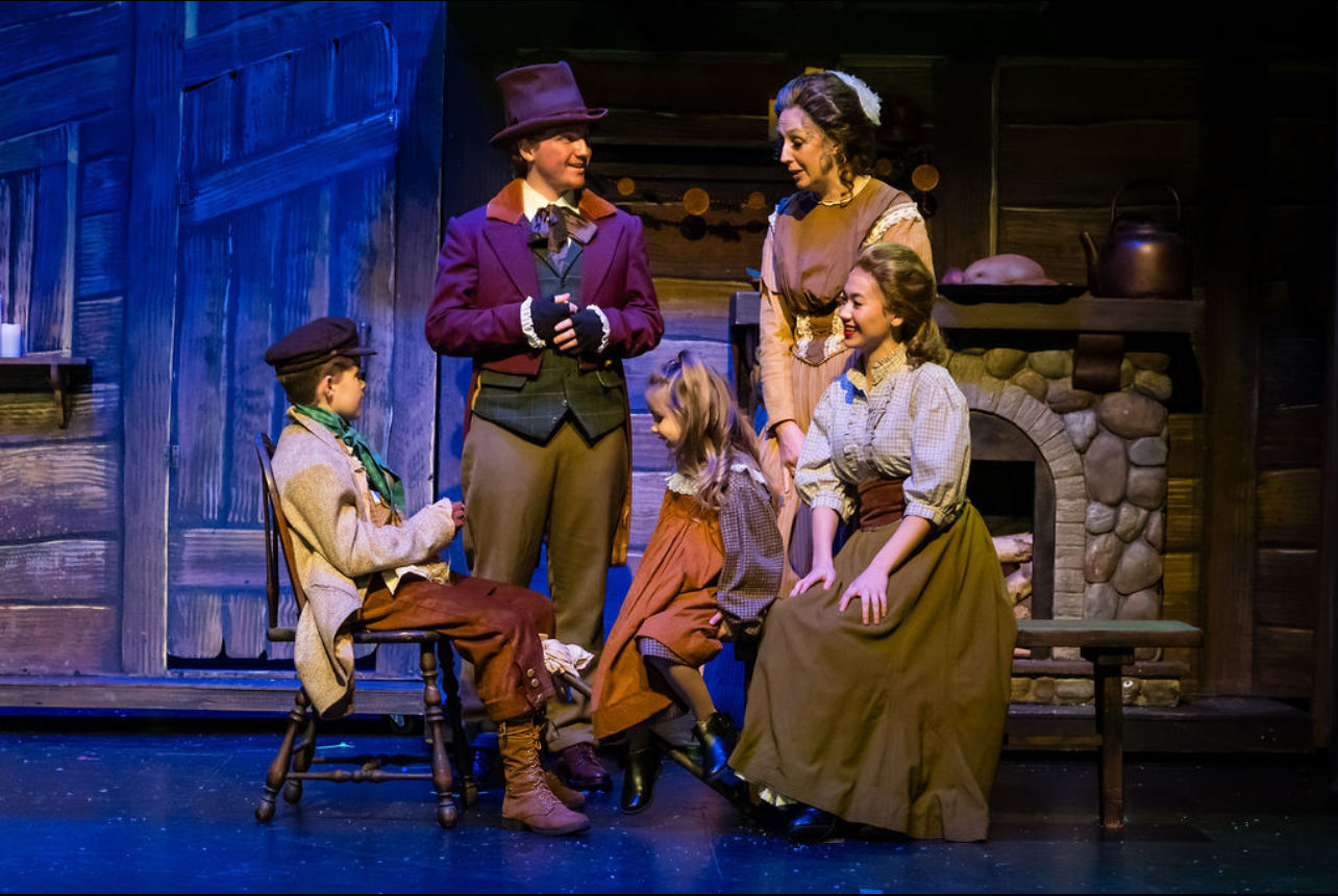 Photographer: Jesse Barnett, featured the 2023 cast of Emerald City Theatrical''s A Christmas Carol the Musical, the Cratchit Family