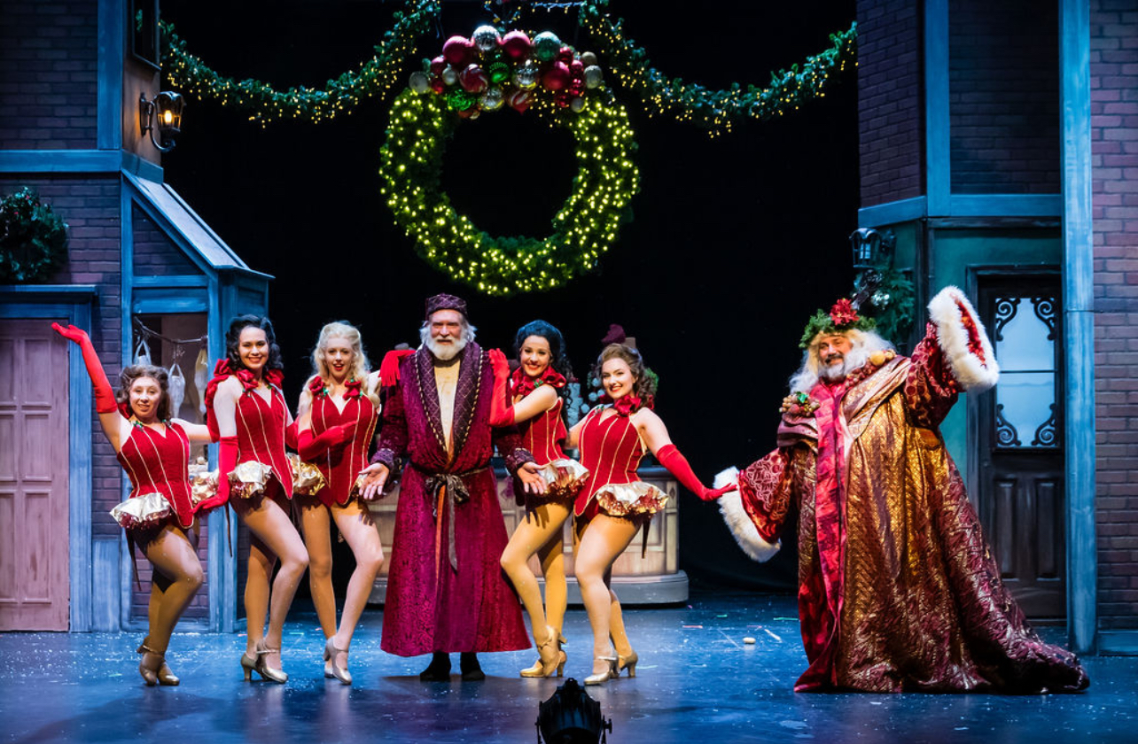 Photographer: Jesse Barnett, featured the 2023 cast of Emerald City Theatrical''s A Christmas Carol the Musical performing Abundance and Charity