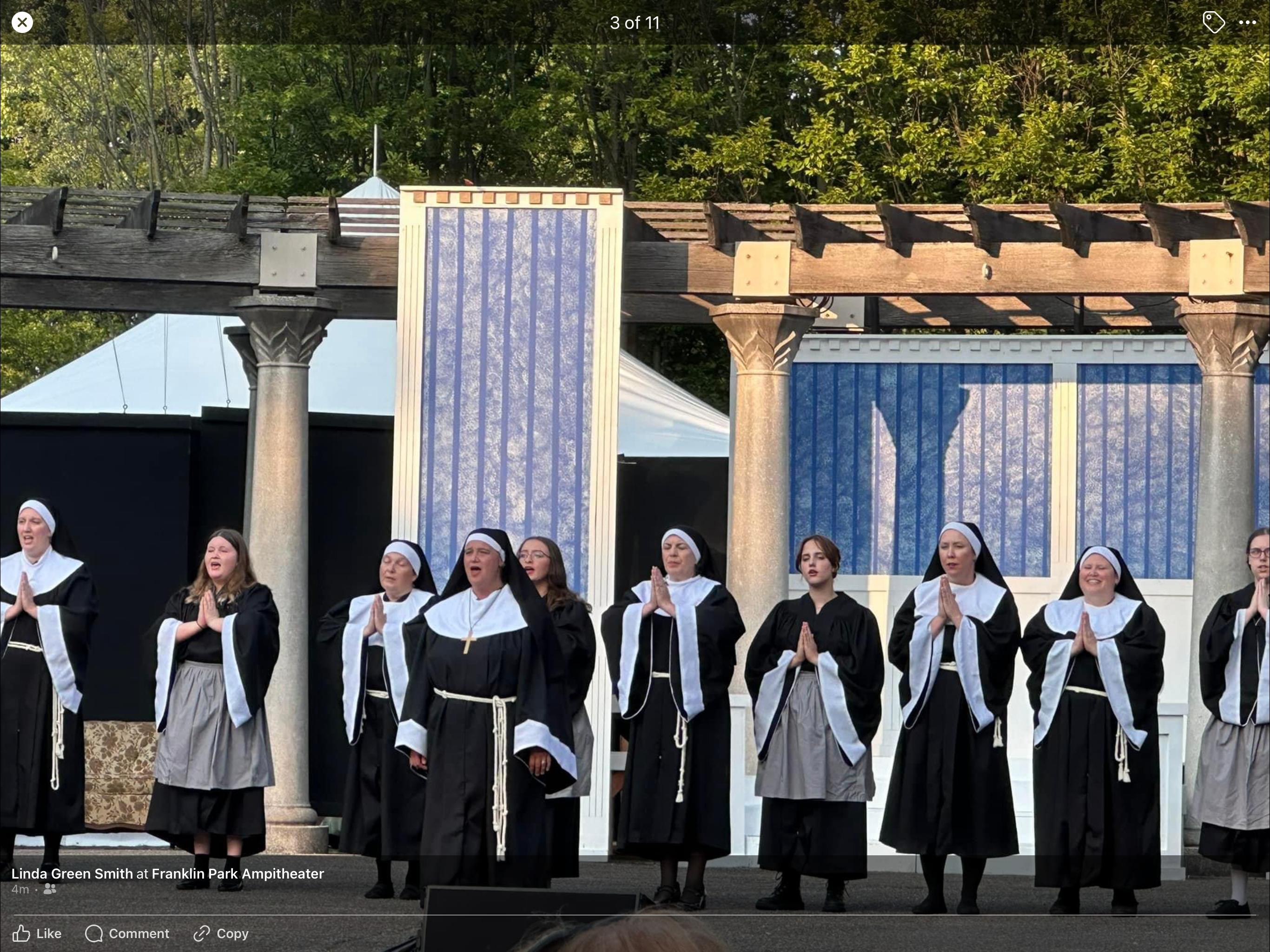 The nuns and postulants