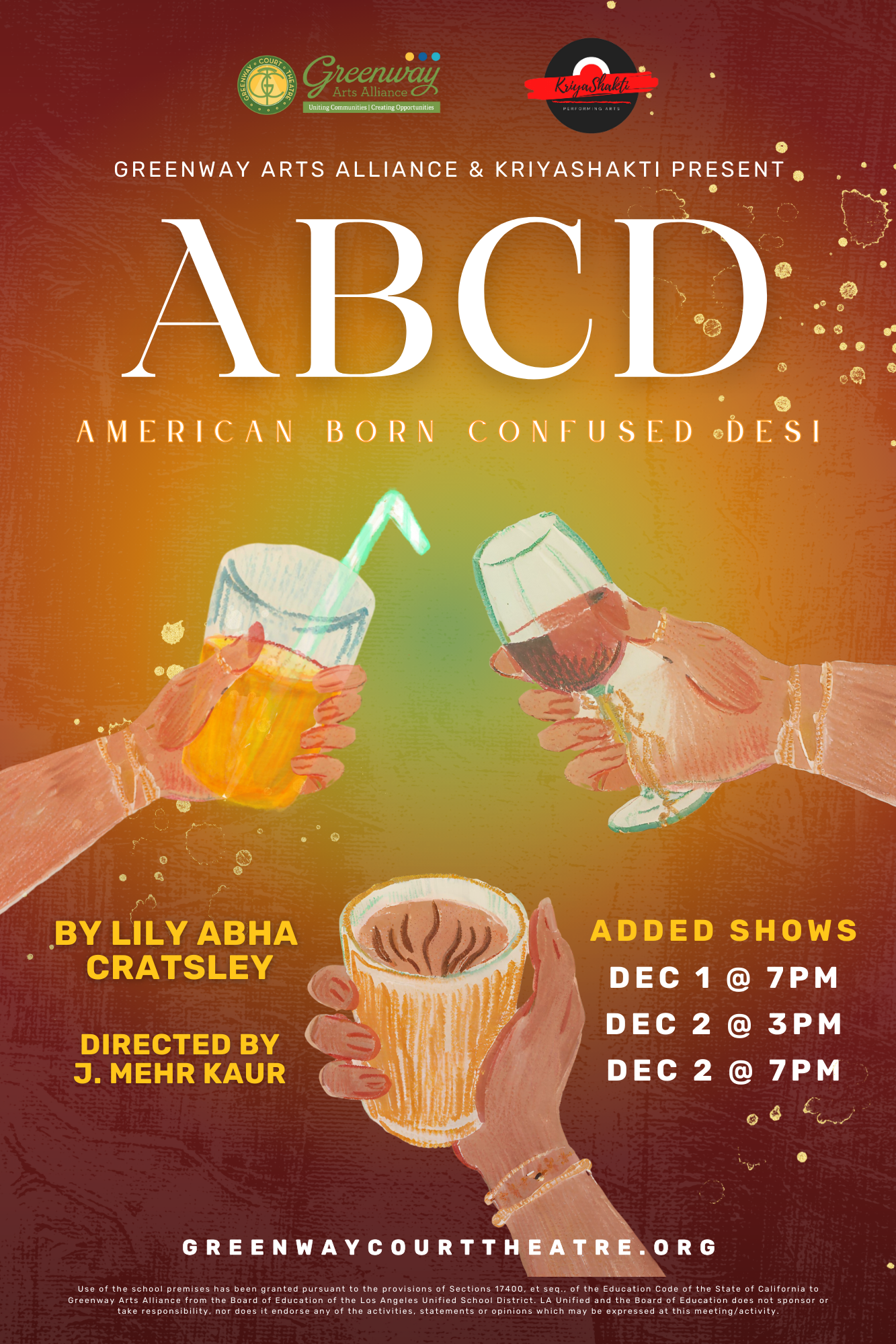 Show Extended for 3 more performances!