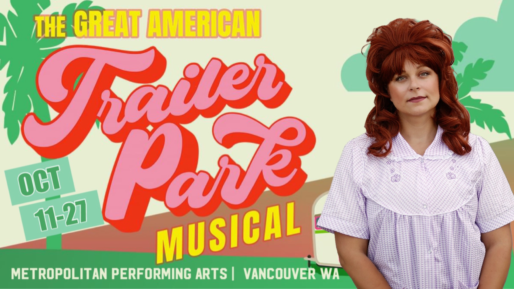 Kris Heller as Jeannie Garstecki MPA Theatre Company Presents The Great American Trailer Park Musical OCT 11-27, 2024 Vancouver WA