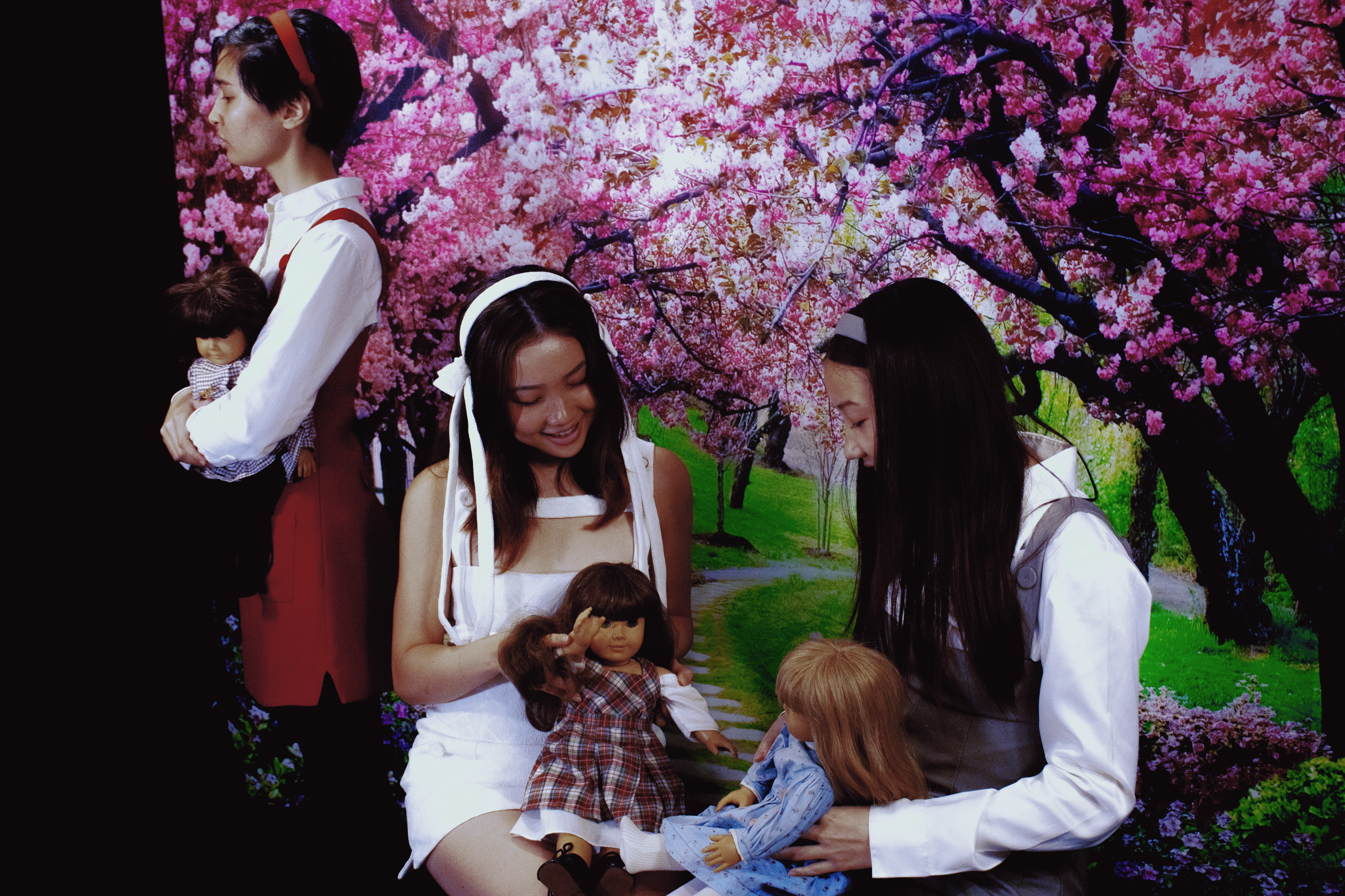 From Left to Right, Aida Mohamed (Pixie), Jadene Meyer (@T1F), and Naomi Townsend (Loads) pictured in American Girl.