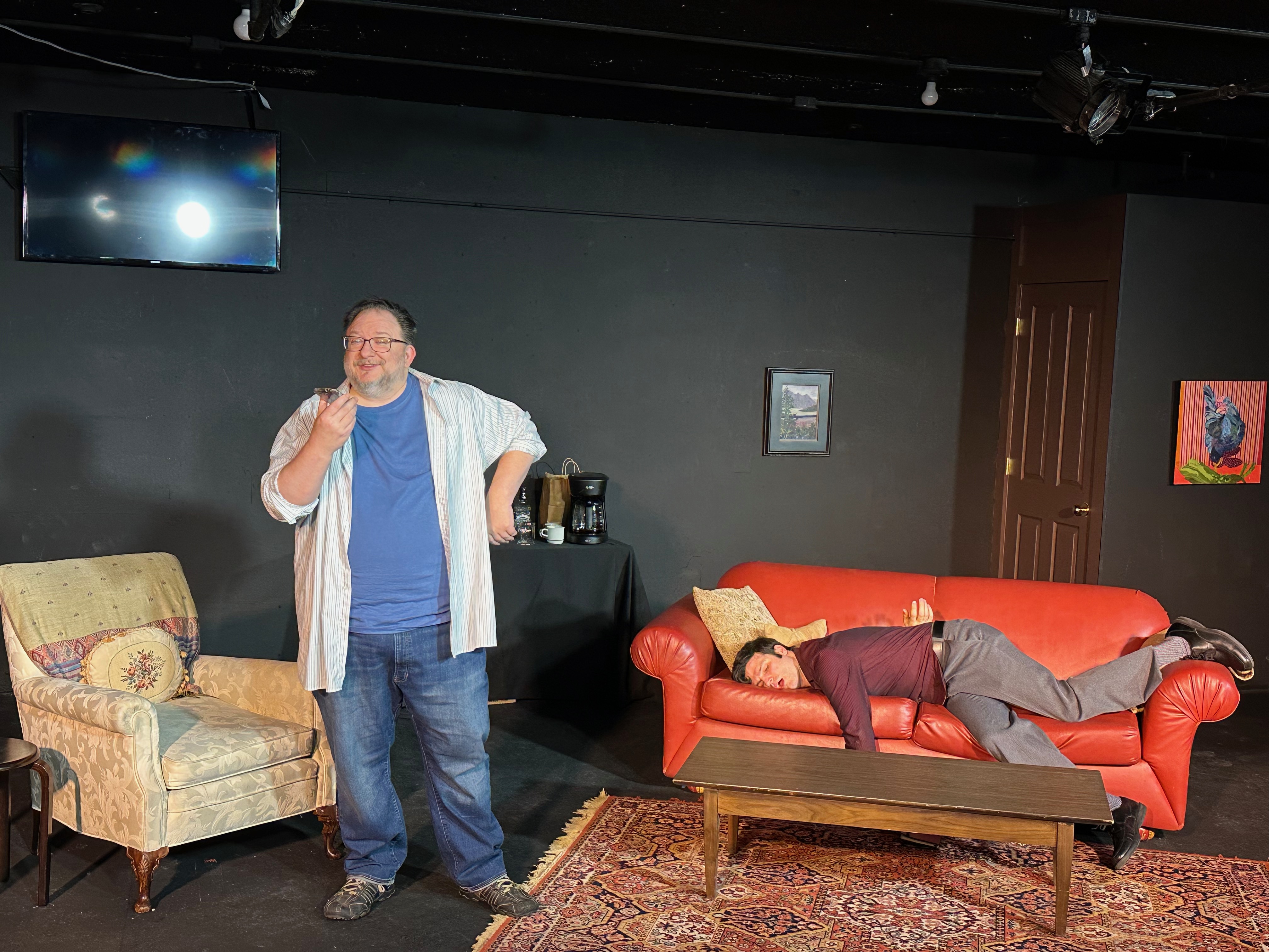 Jay Burns as JOHN D''AGATA and Justin Stewart as JIM FINGAL