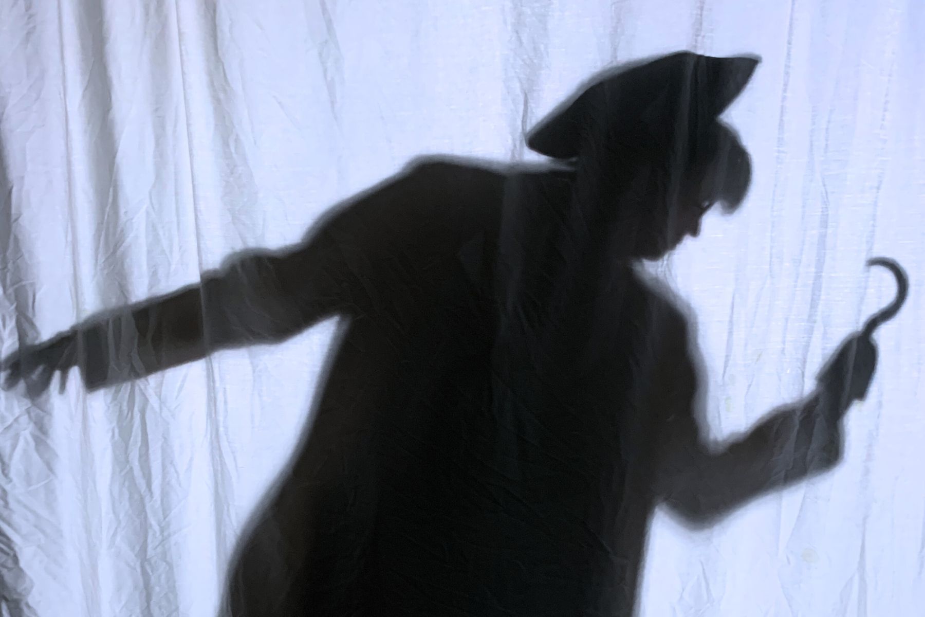 Julianne Kastner is Maggie Wratten in Pier Players Theatre Company   s I Think We   re Lost. (Photo by Julianne Kastner)  