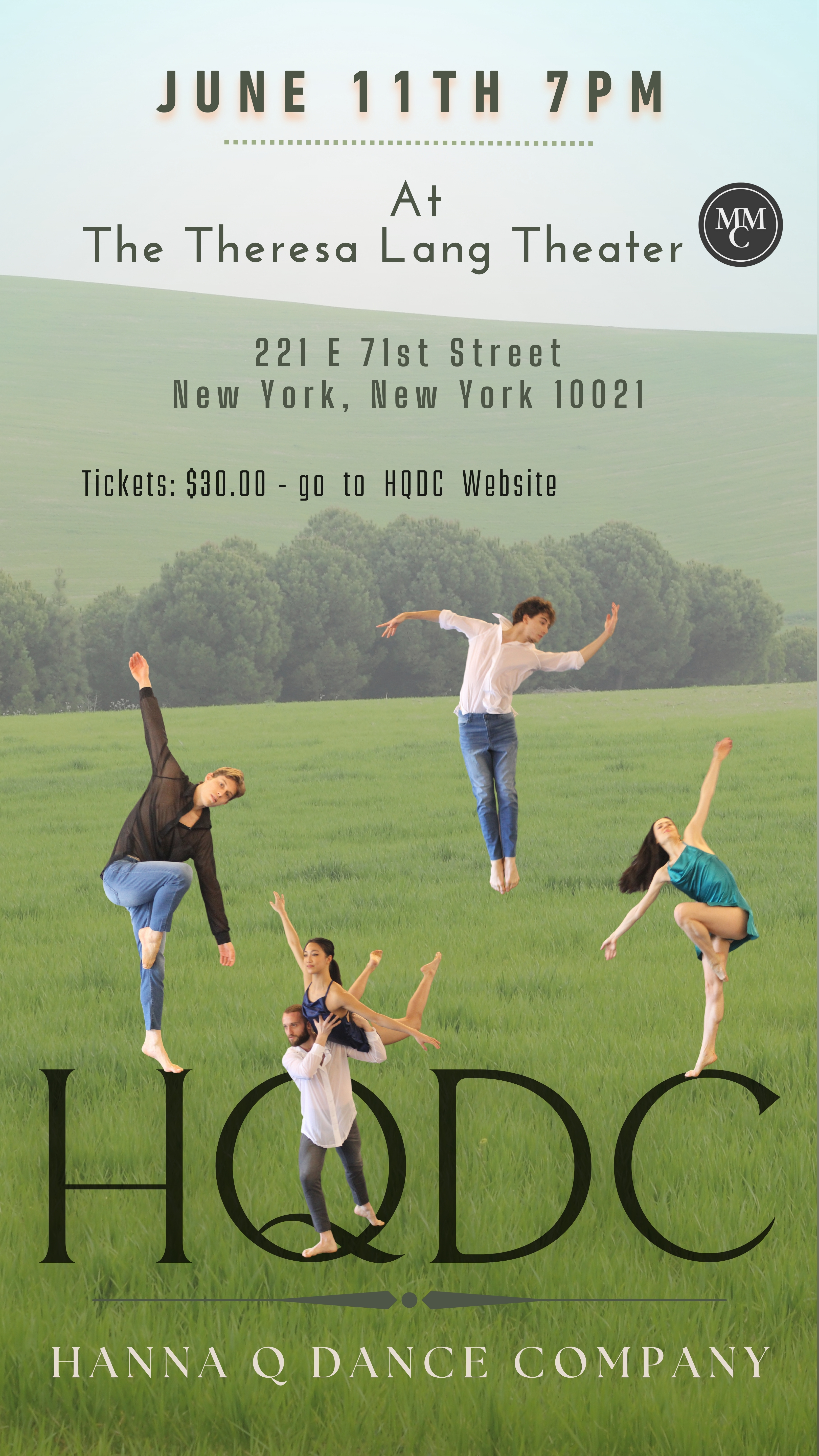  Come experience Hanna Q''''''''s new choreographic works!