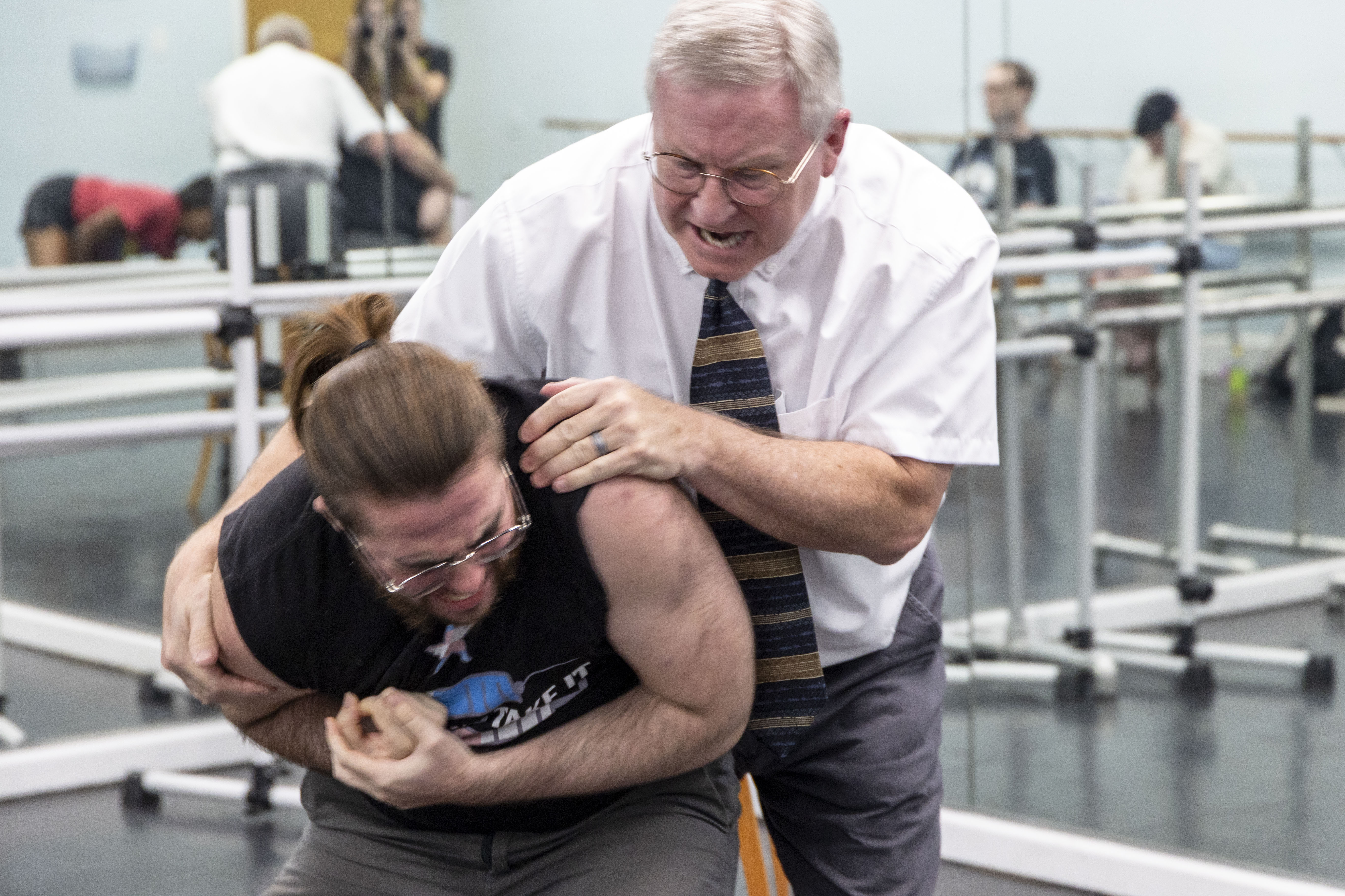 Alastair Motylinski (left) and Dan Oliver (right) in Keely and Du. Photo by Erin Bell, Bull City Photography. Alastair Motylinski (left) and Dan Oliver (right) in Keely and Du. Photo by Erin Bell, Bull City Photography.