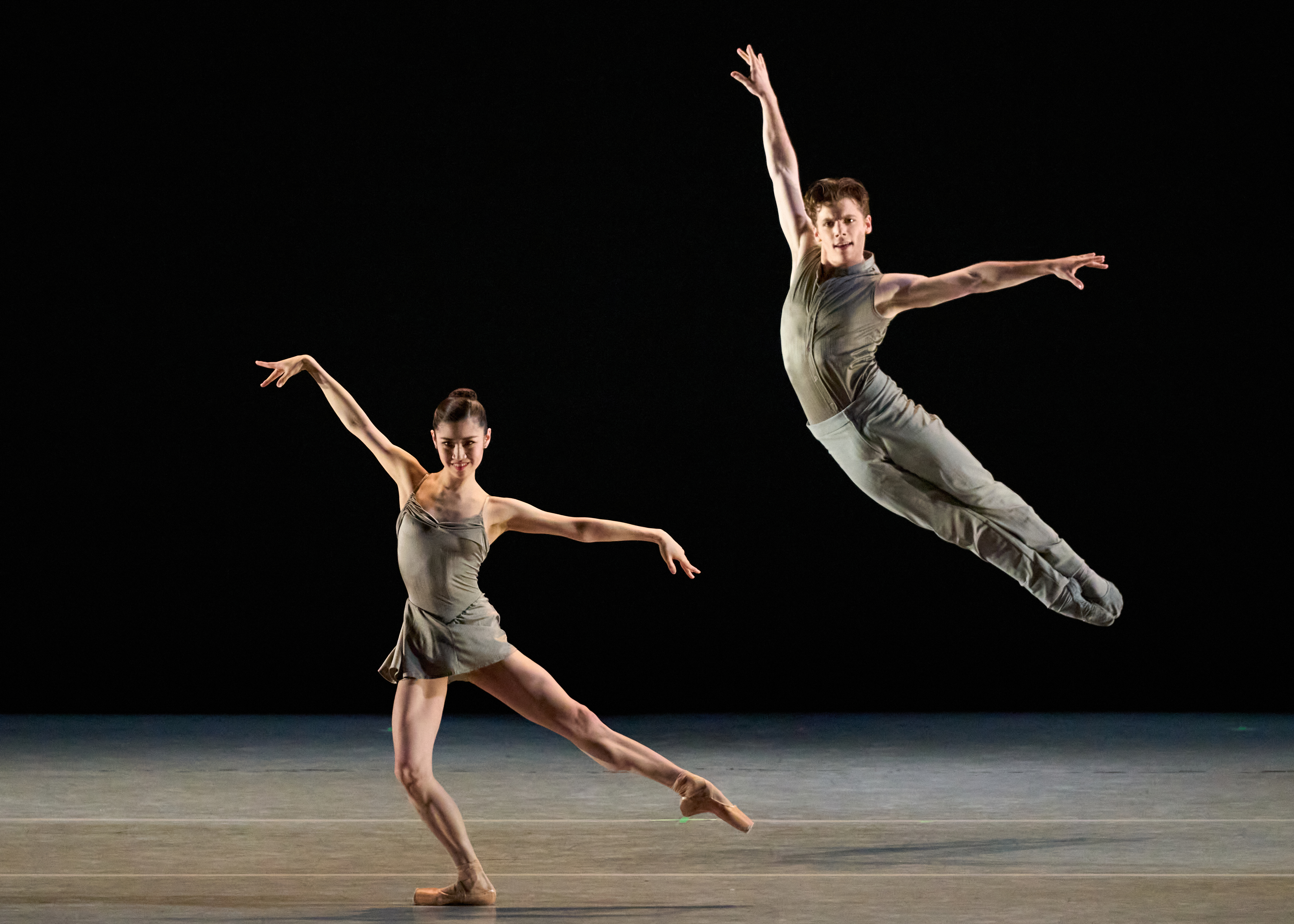 American Ballet Theatre (ABT) Studio Company, Known By Heart Duet (c) Choreography by Twyla Tharp featuring Kotomi Yamada and Jake Roxander - photo by photo by Carlos Quezeda